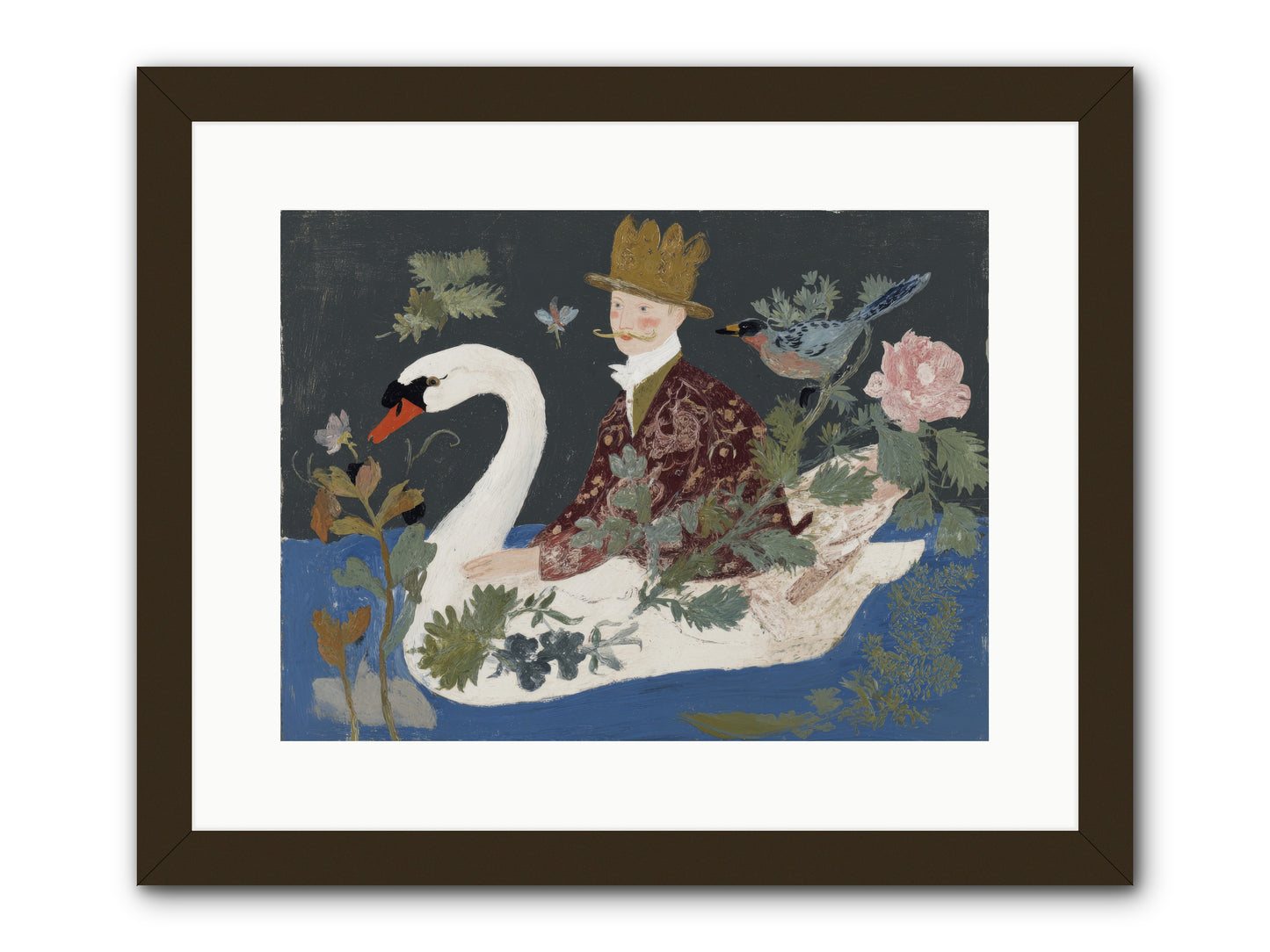 The Duke Who Sailed on Dreams -- Framed Print - Black 16x12
