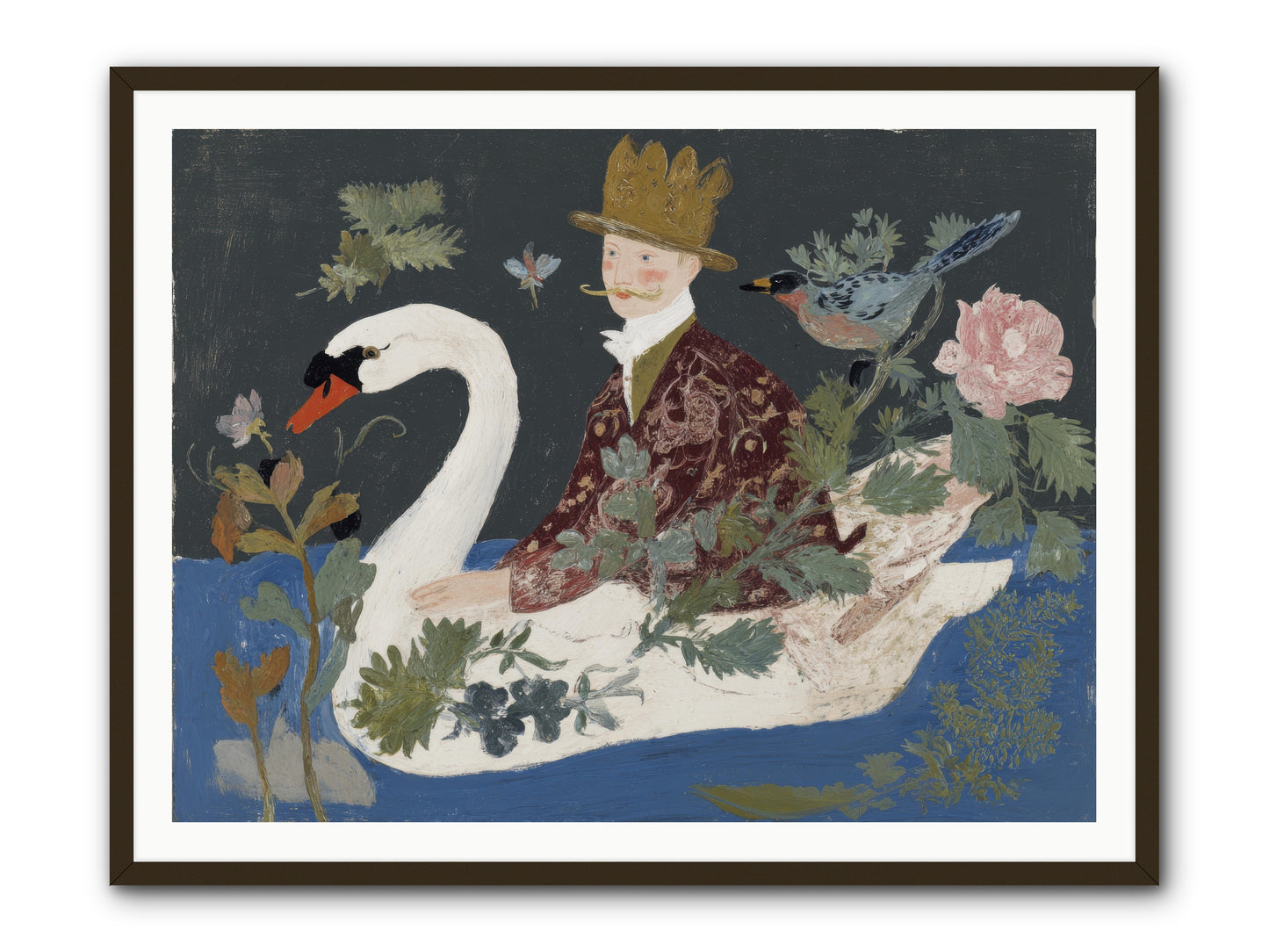 The Duke Who Sailed on Dreams -- Framed Print - Black 48x36