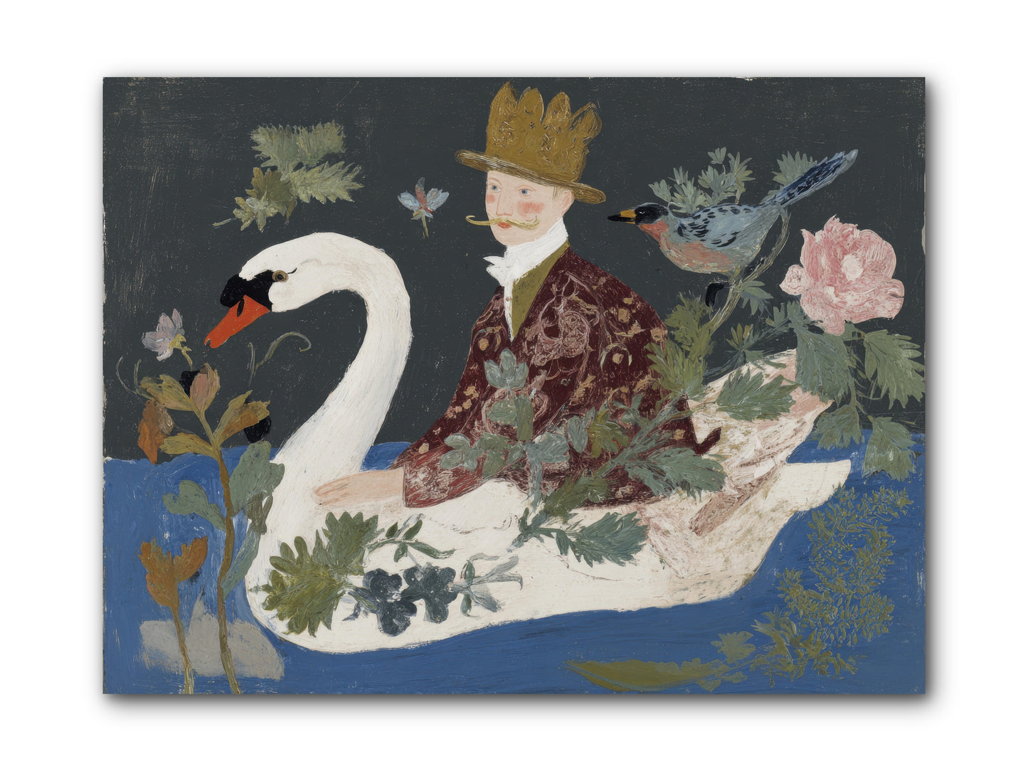 The Duke Who Sailed on Dreams -- Wrapped Canvas 12x9