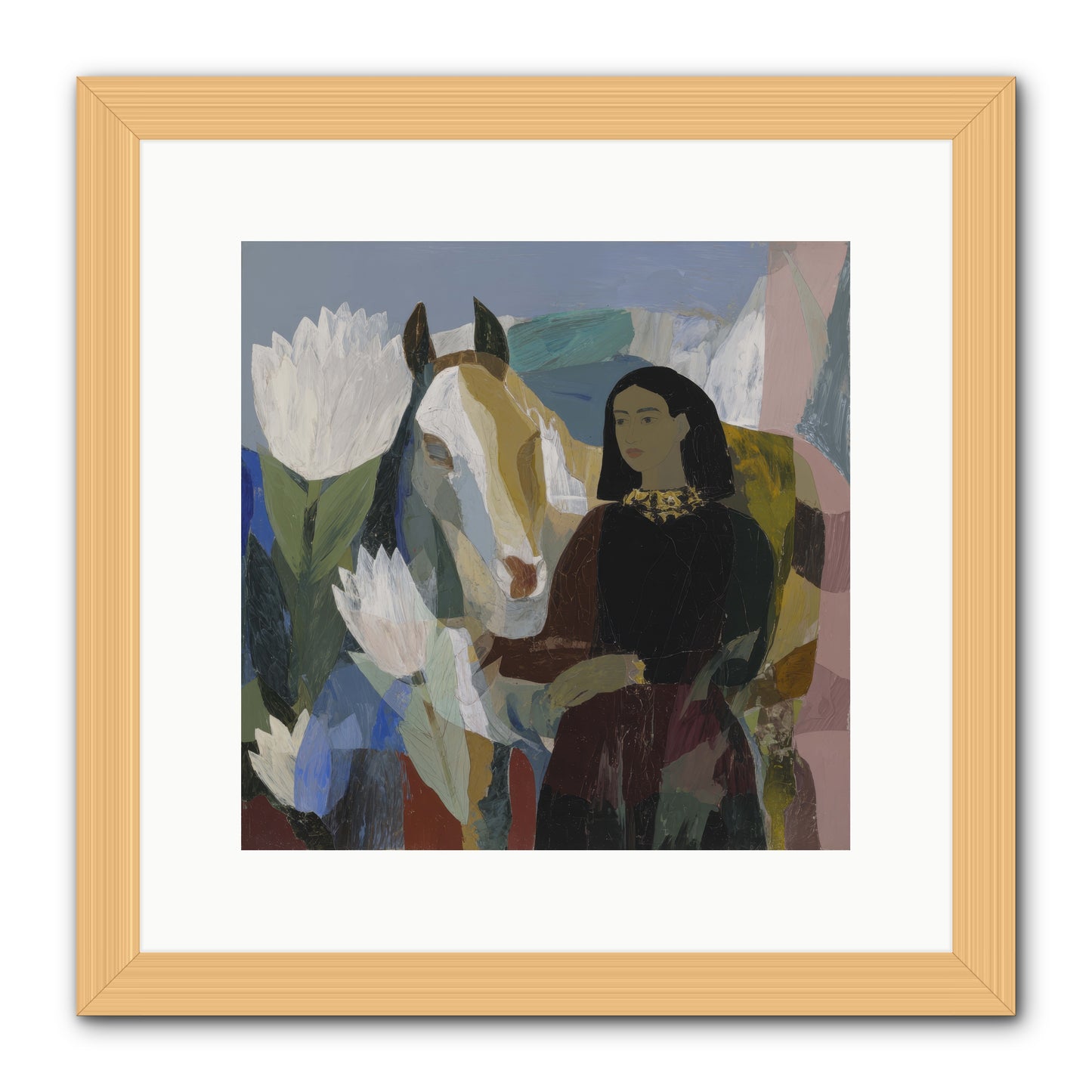 The Dusk We Share -- Framed Print - Natural 12x12