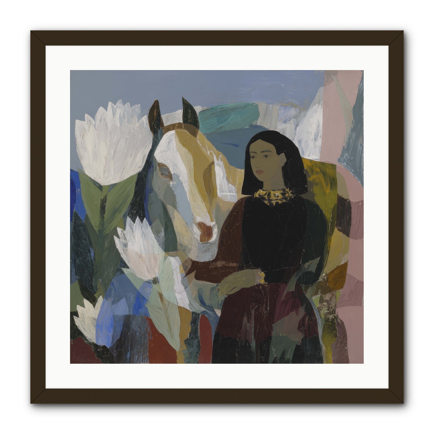 The Dusk We Share -- Framed Print - Black 24x24