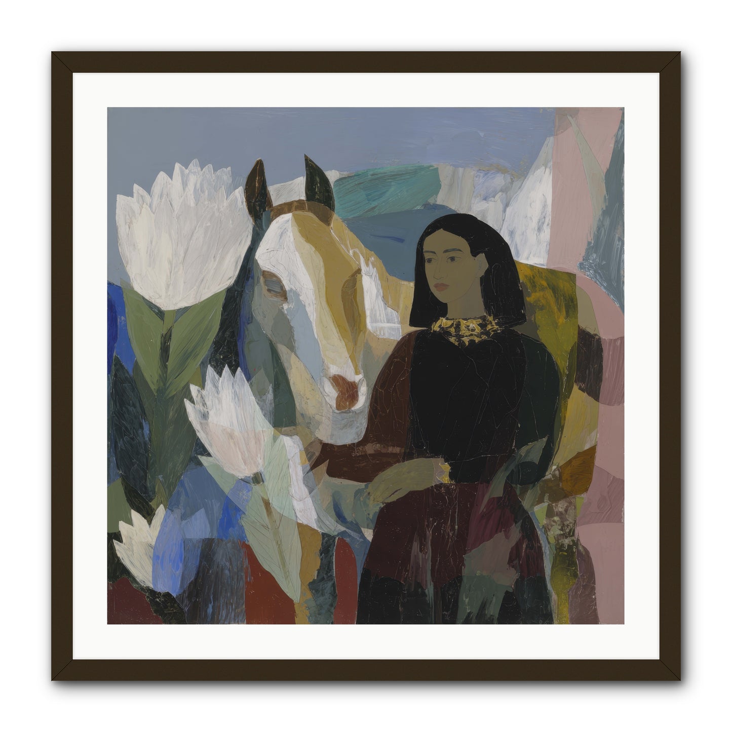 The Dusk We Share -- Framed Print - Black 30x30