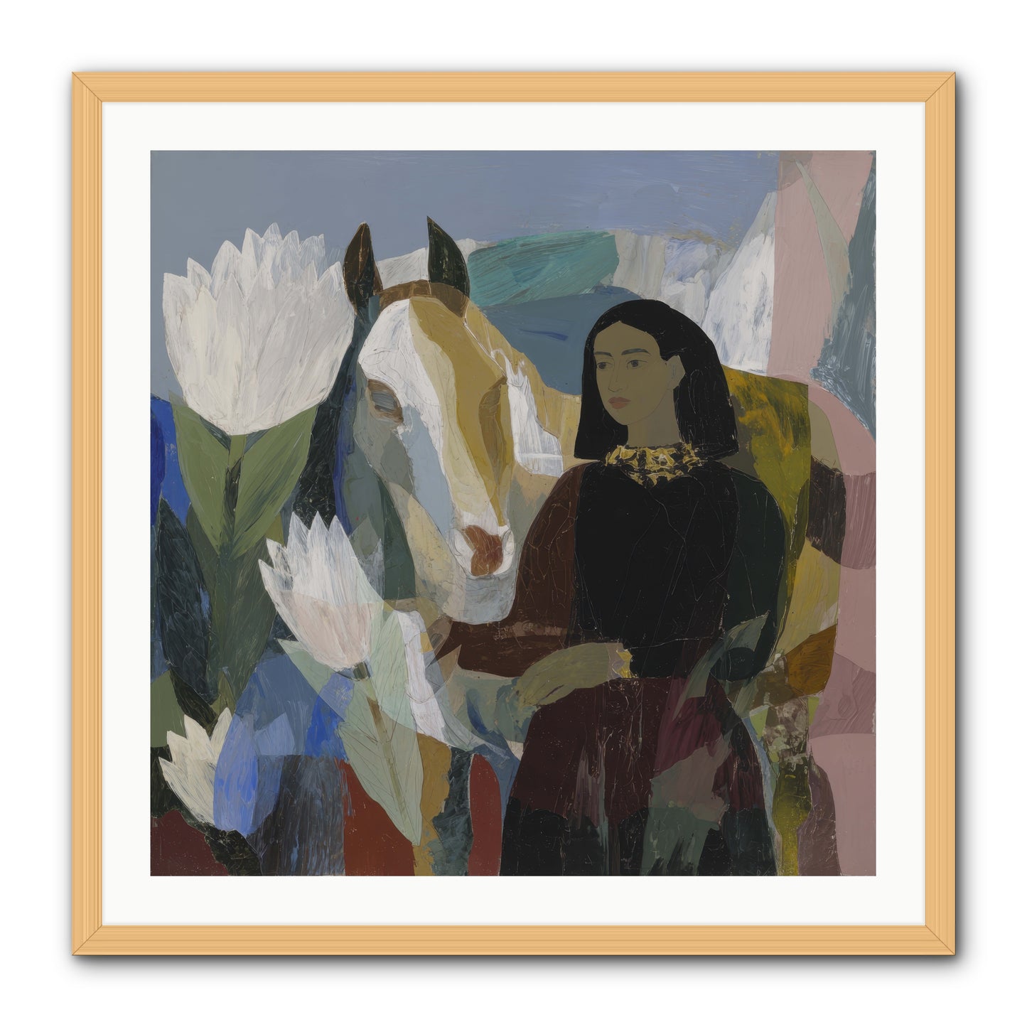 The Dusk We Share -- Framed Print - Natural 30x30