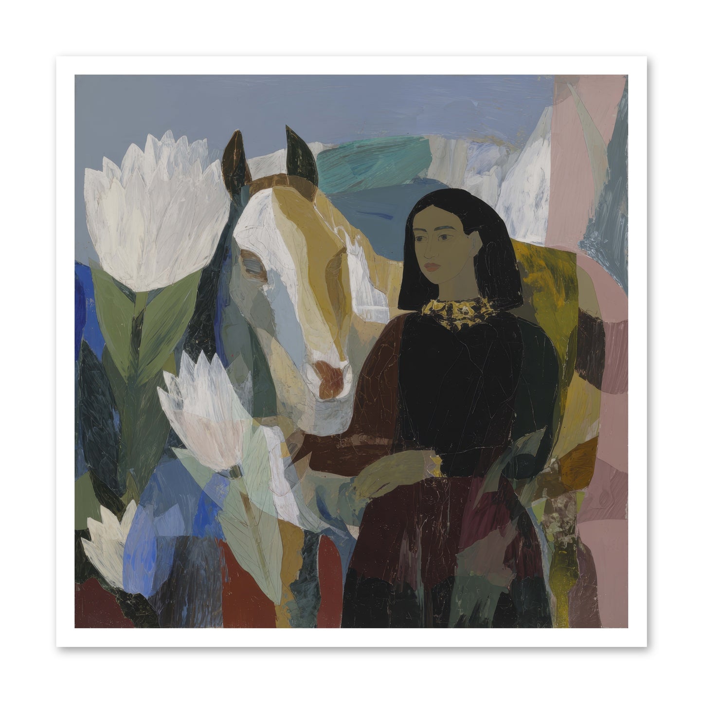 The Dusk We Share -- Loose Canvas Print 30x30