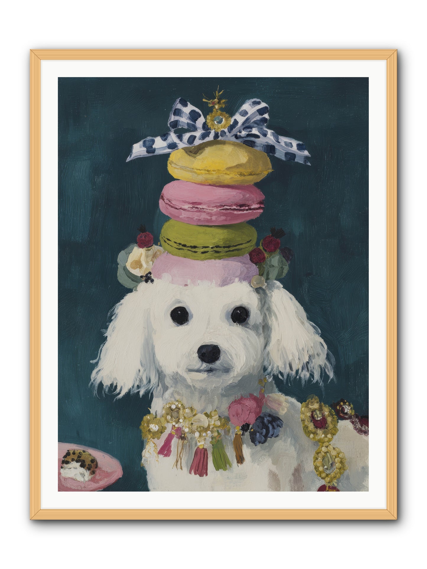 The Earl of Macarons -- Framed Print - Natural 36x48