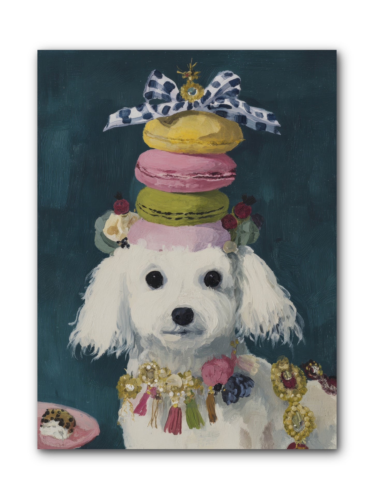 The Earl of Macarons -- Wrapped Canvas 9x12