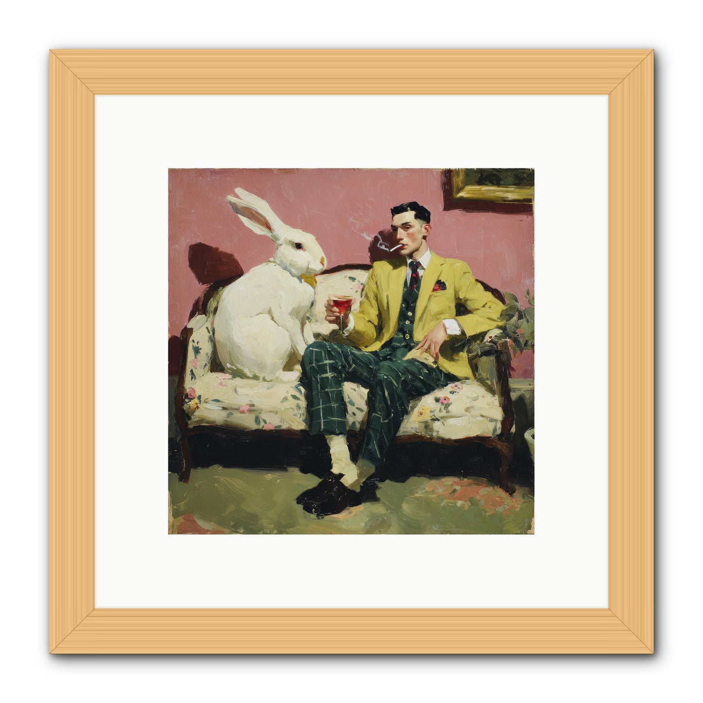 The Eccentricist’s Companion -- Framed Print - Natural 10x10