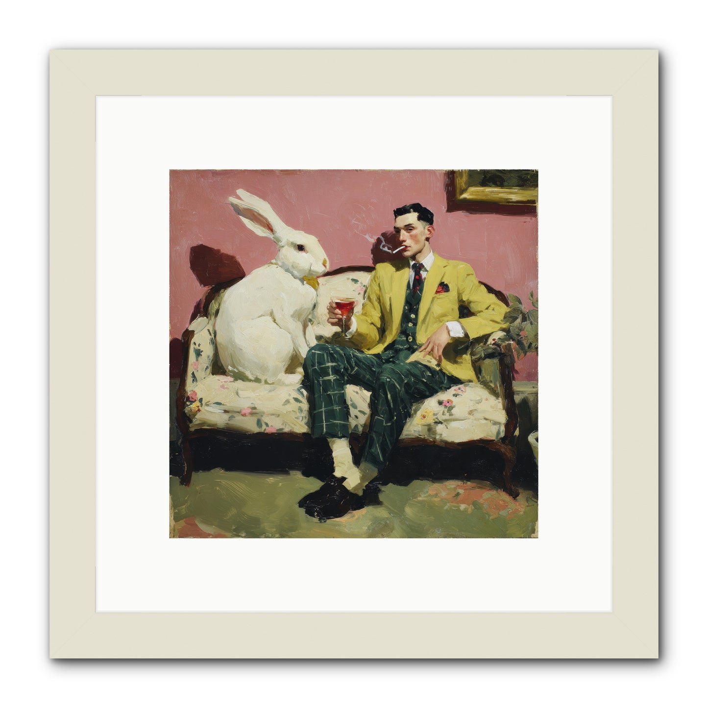 The Eccentricist’s Companion -- Framed Print - White 10x10