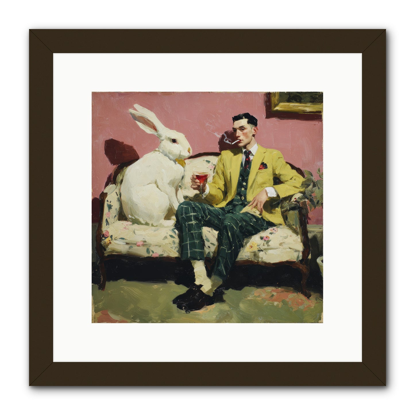 The Eccentricist’s Companion -- Framed Print - Black 12x12