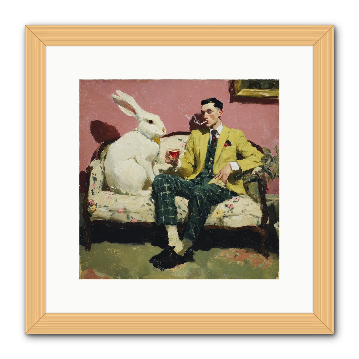 The Eccentricist’s Companion -- Framed Print - Natural 12x12