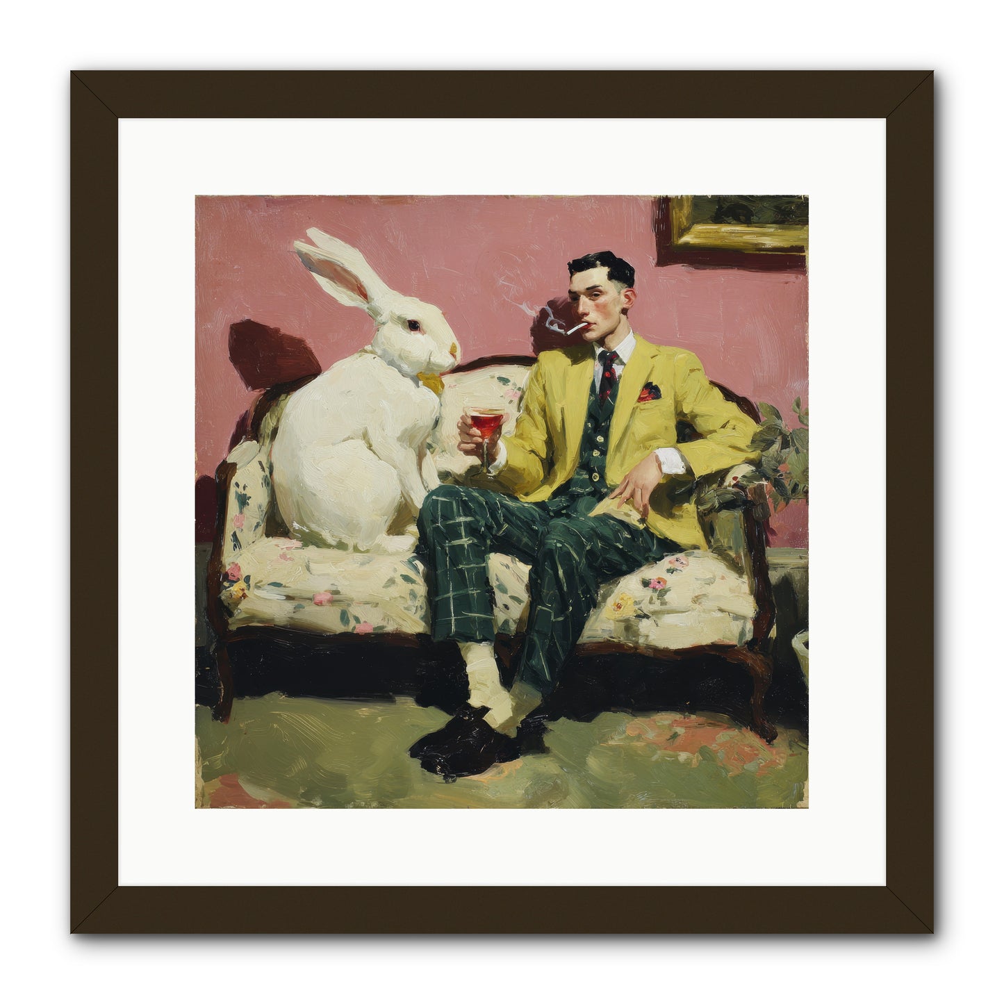 The Eccentricist’s Companion -- Framed Print - Black 16x16