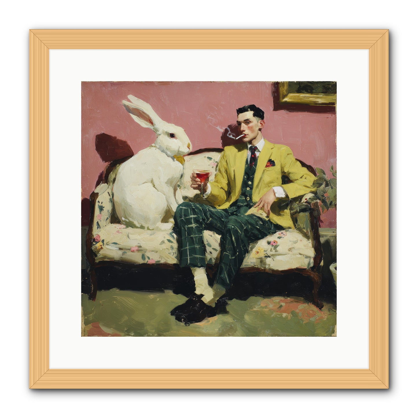 The Eccentricist’s Companion -- Framed Print - Natural 16x16