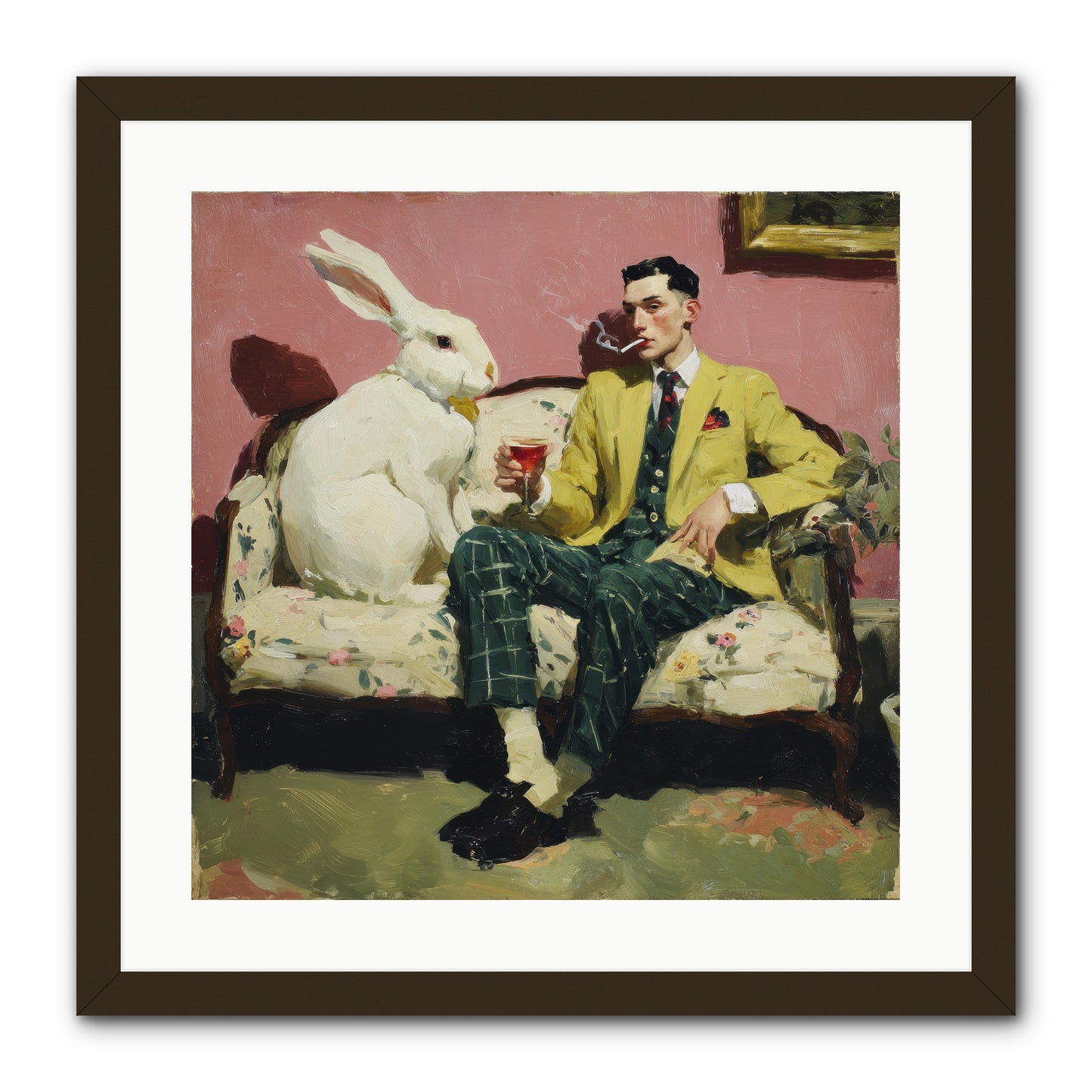 The Eccentricist’s Companion -- Framed Print - Black 20x20