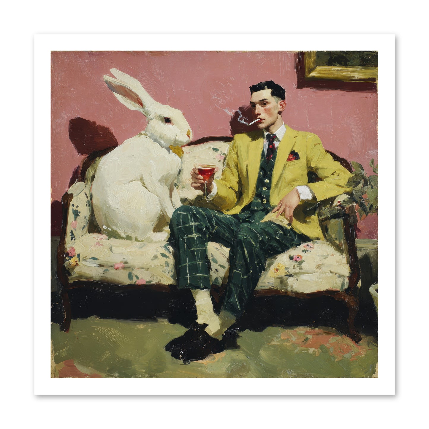 The Eccentricist’s Companion -- Loose Canvas Print 20x20