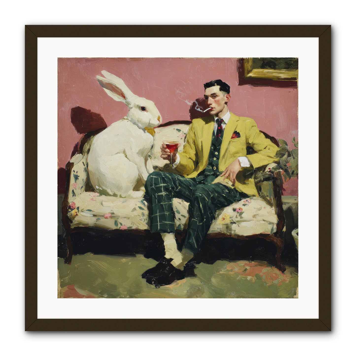 The Eccentricist’s Companion -- Framed Print - Black 24x24