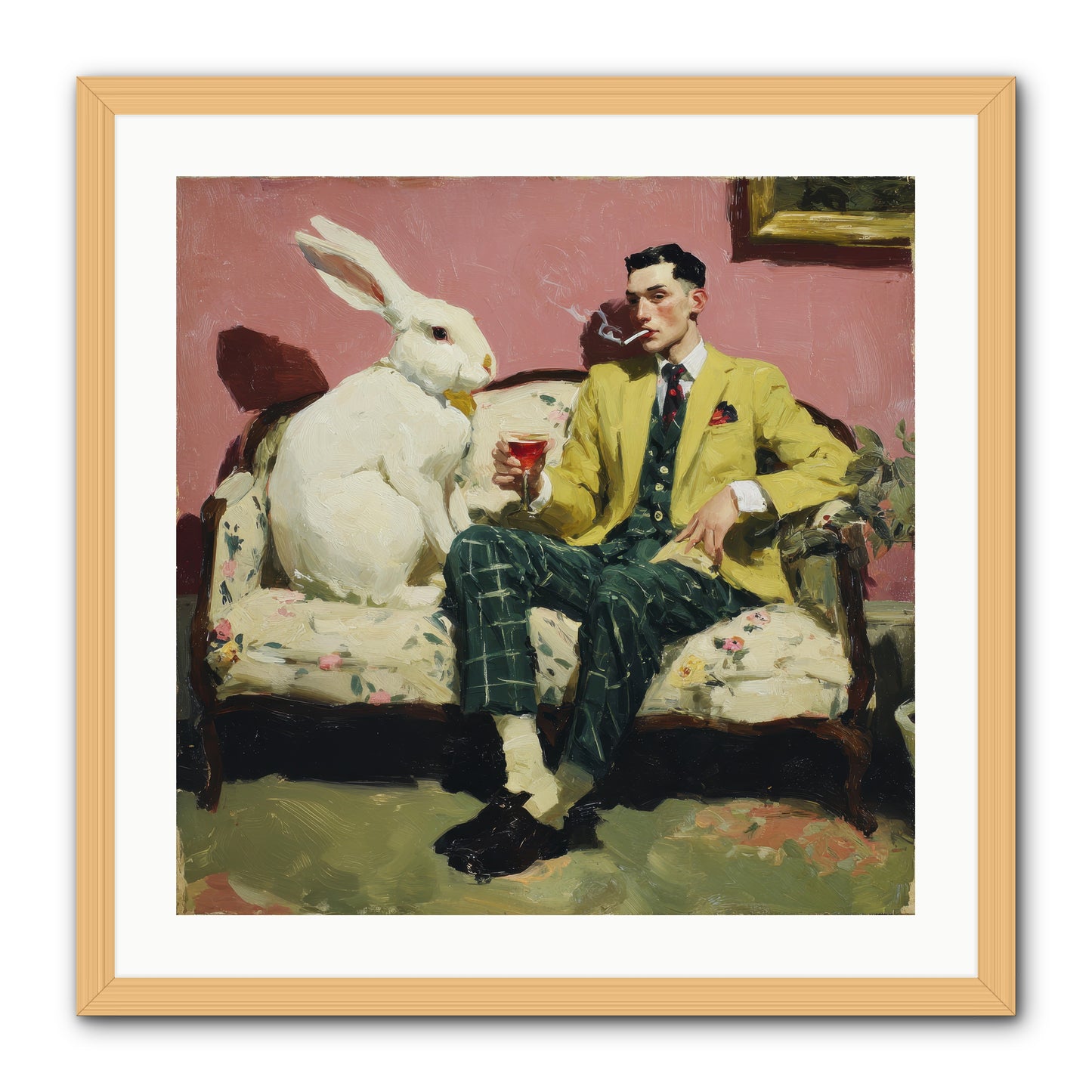 The Eccentricist’s Companion -- Framed Print - Natural 24x24