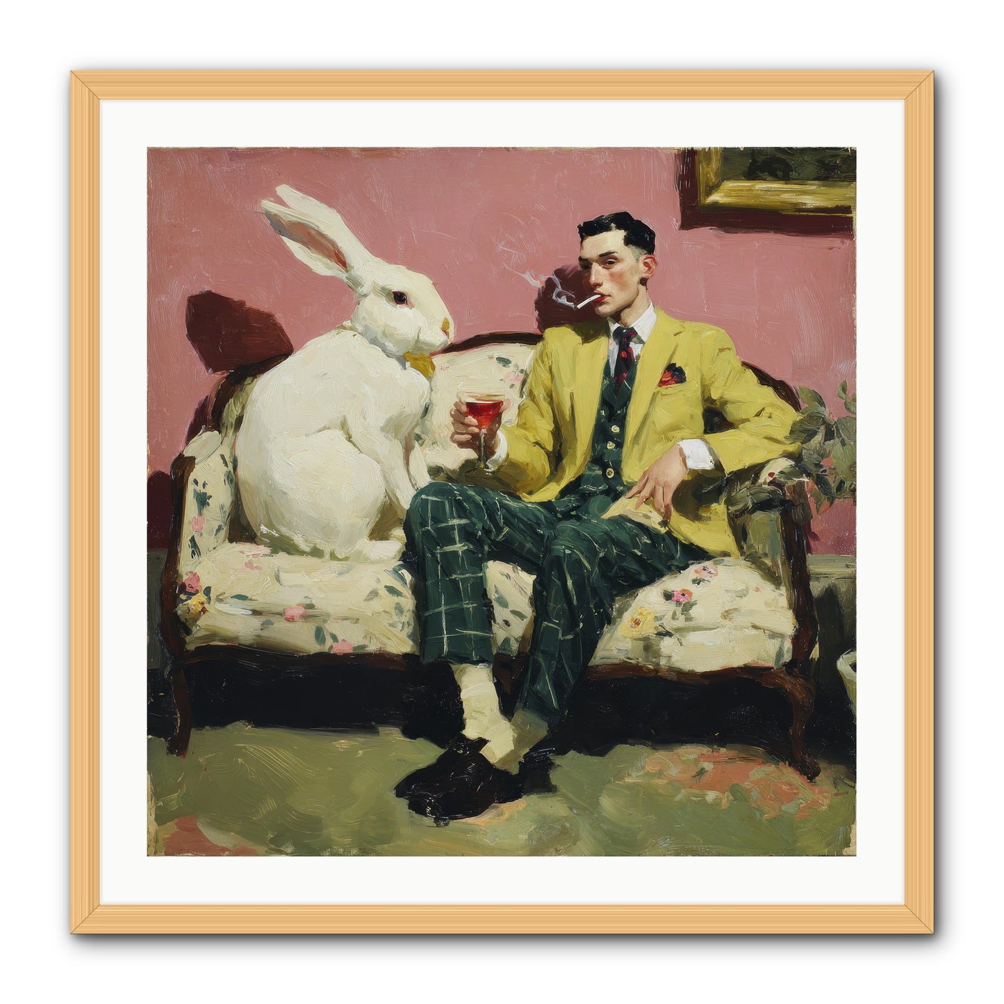The Eccentricist’s Companion -- Framed Print - Natural 30x30