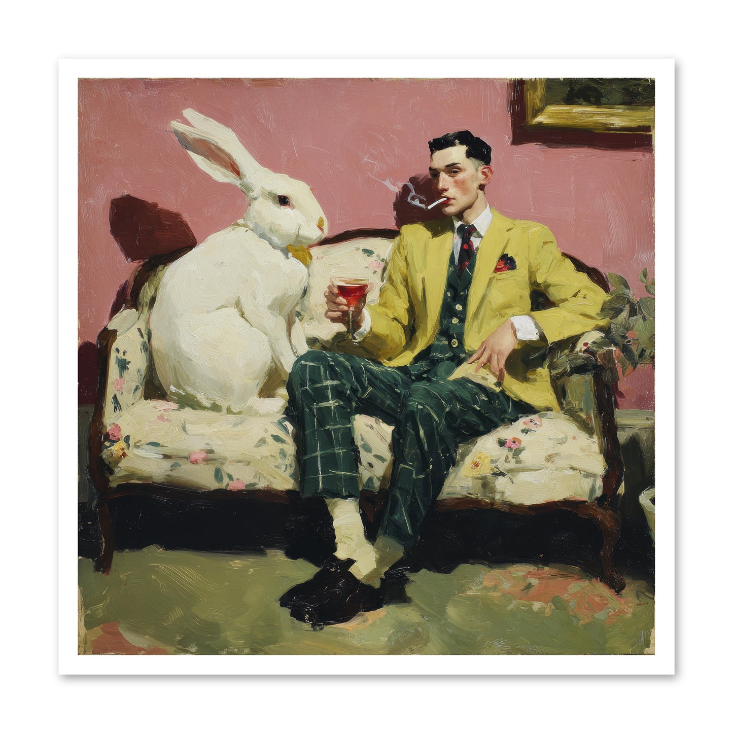 The Eccentricist’s Companion -- Loose Canvas Print 30x30