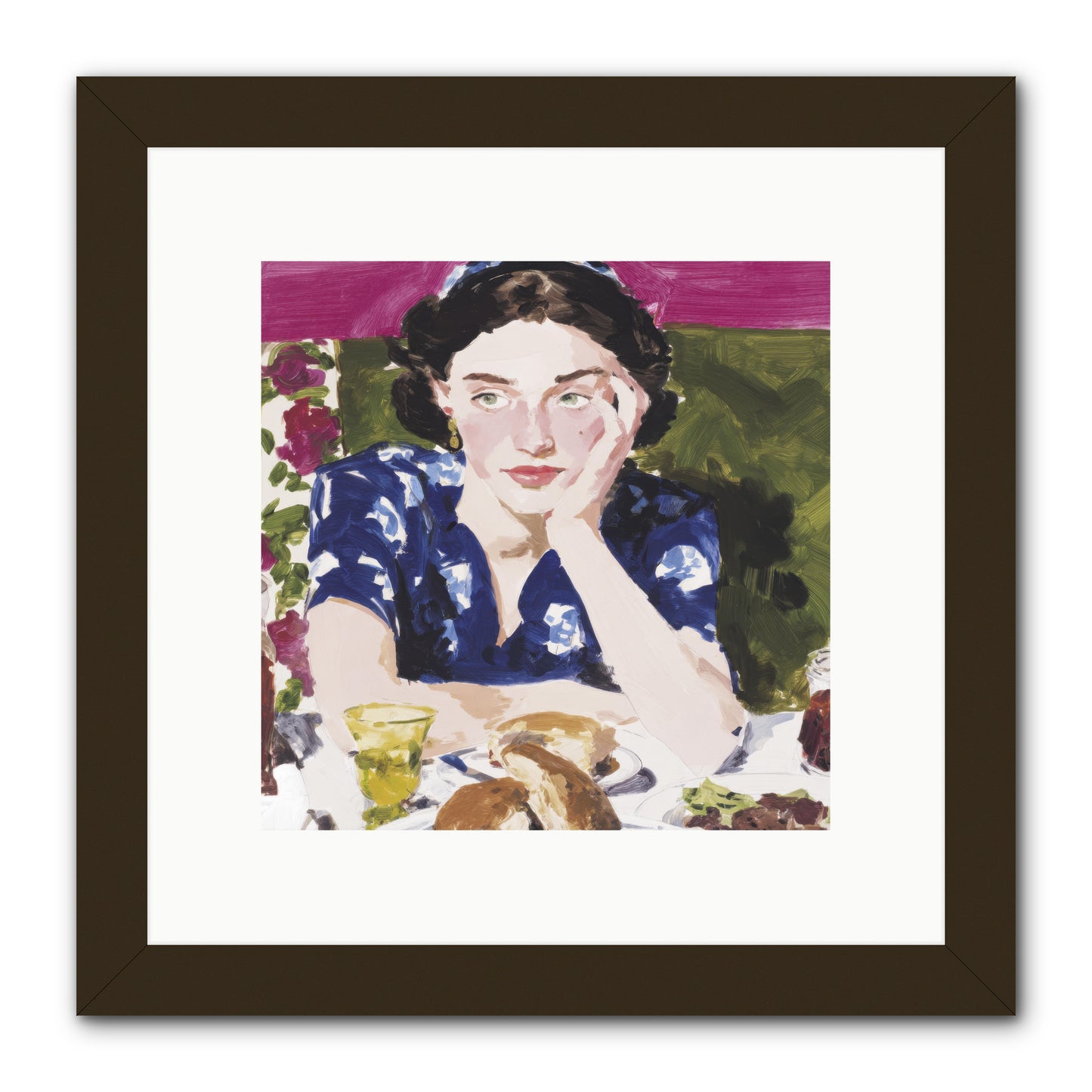 The Edge of Day -- Framed Print - Black 10x10