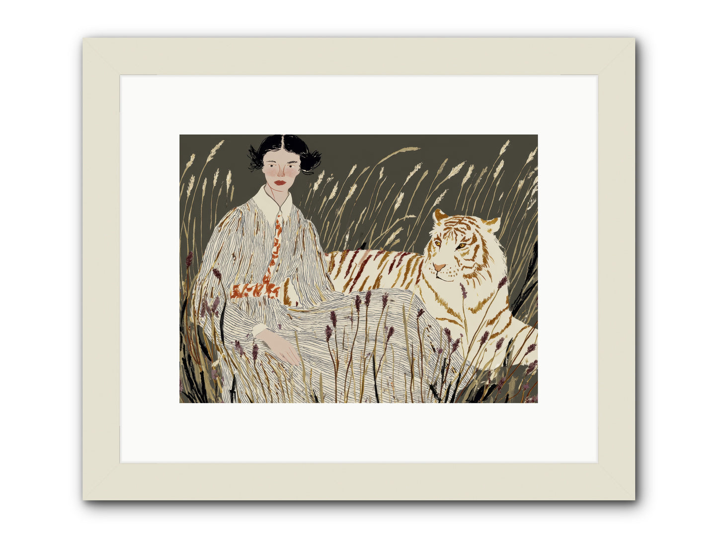 The Edge of Now -- Framed Print - White 12x9