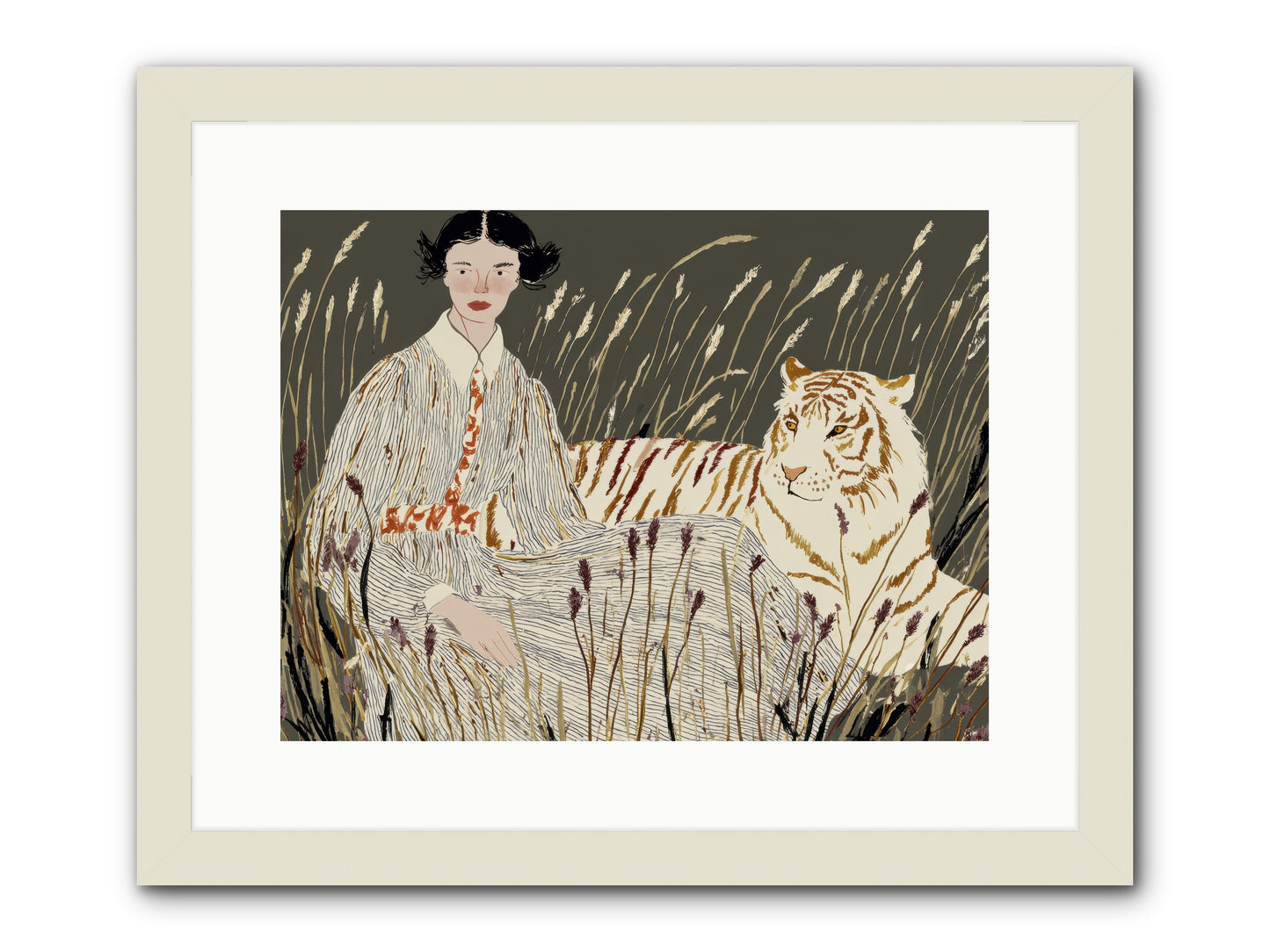 The Edge of Now -- Framed Print - White 16x12