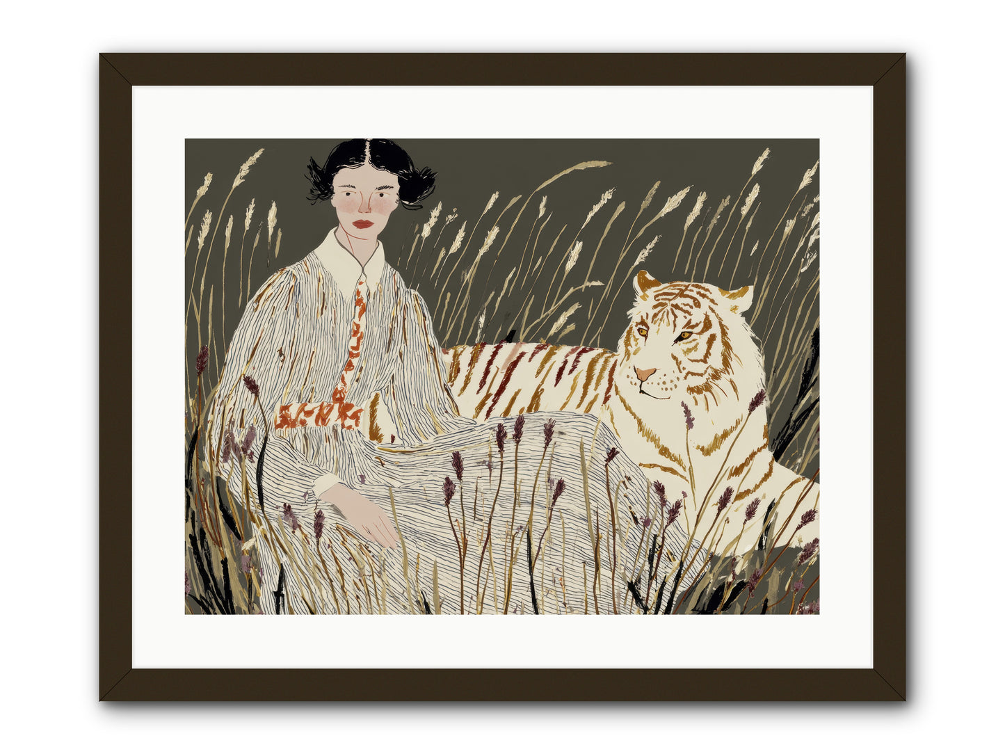 The Edge of Now -- Framed Print - Black 24x18