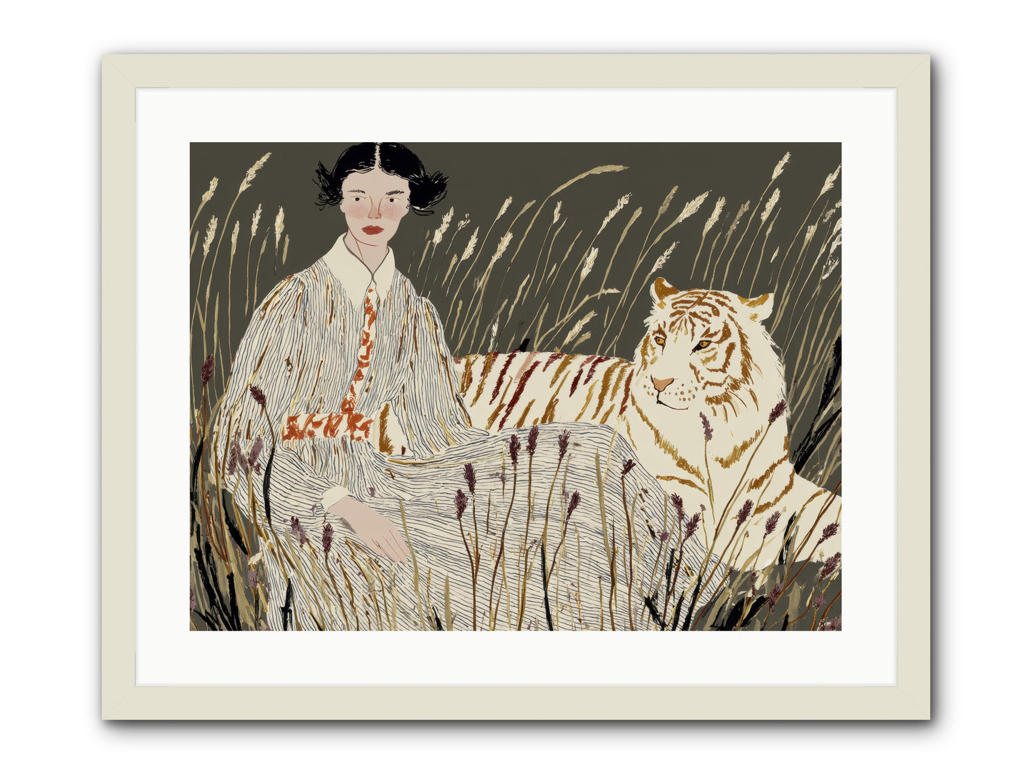 The Edge of Now -- Framed Print - White 24x18