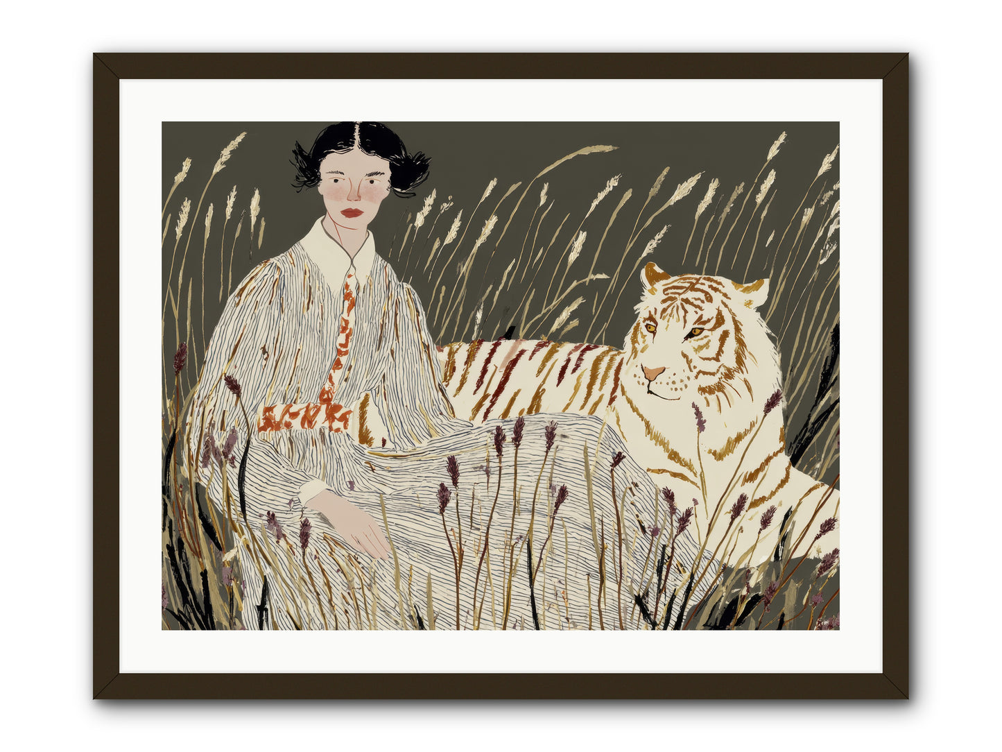 The Edge of Now -- Framed Print - Black 32x24