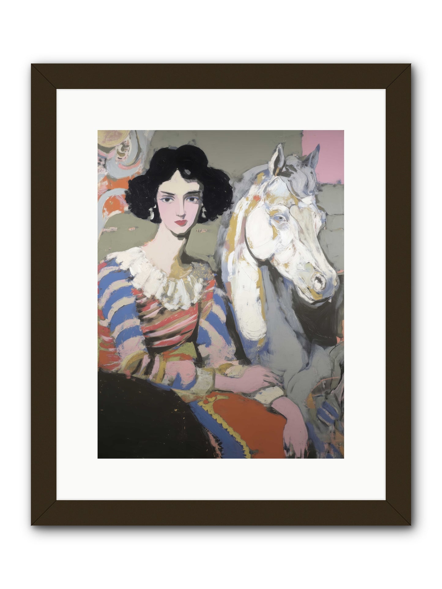 The Elusive Radiance -- Framed Print - Black 12x16