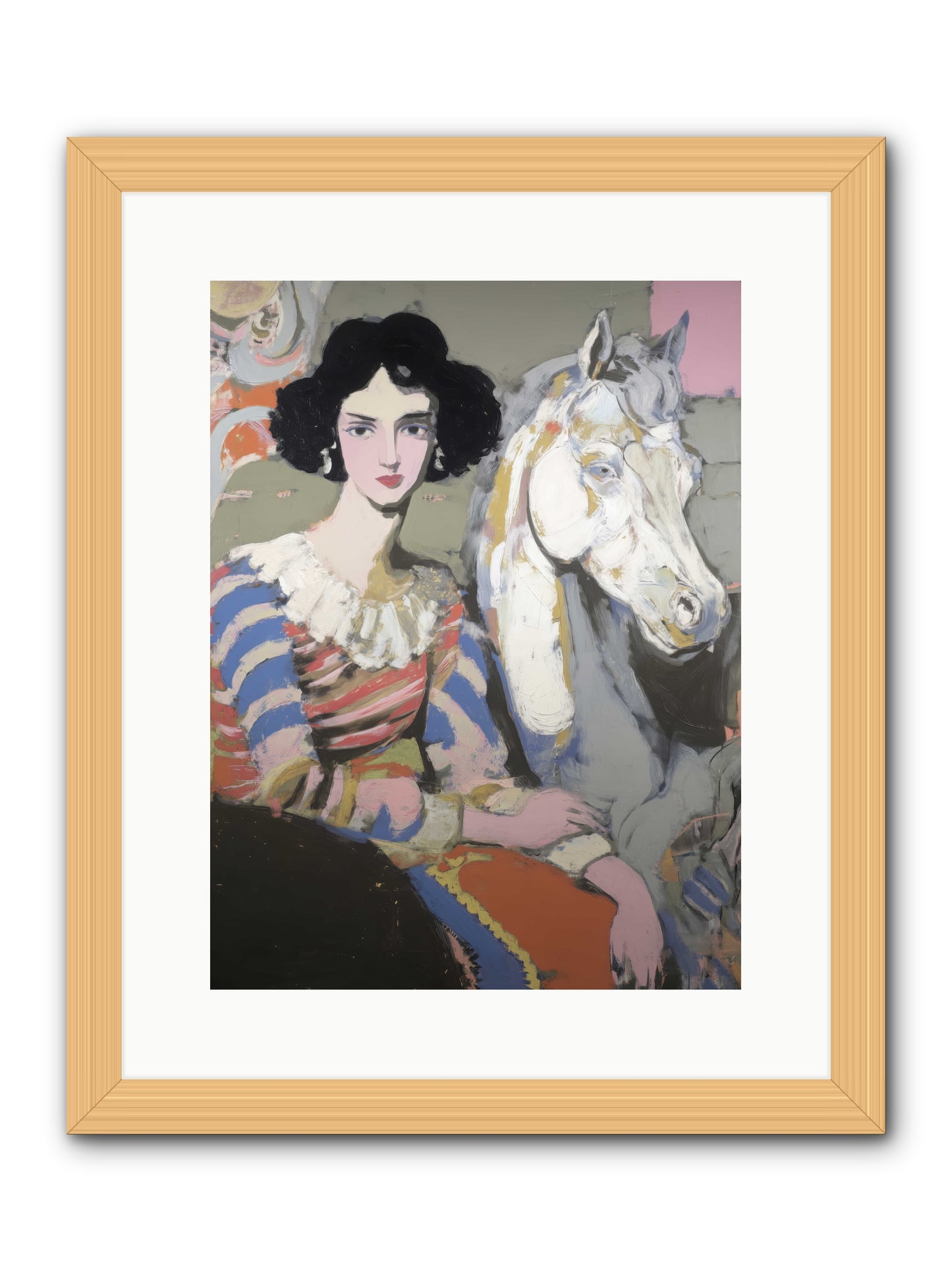The Elusive Radiance -- Framed Print - Natural 12x16