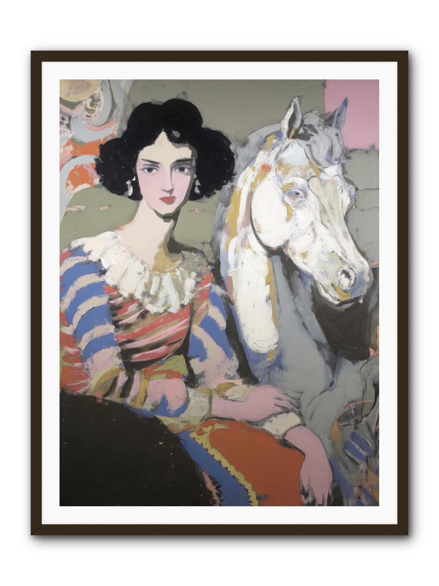 The Elusive Radiance -- Framed Print - Black 36x48