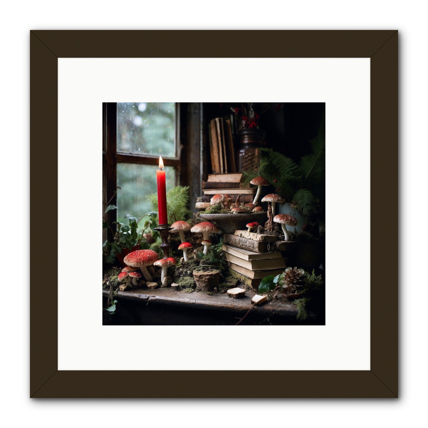 The Elves -- Framed Print - Black 10x10