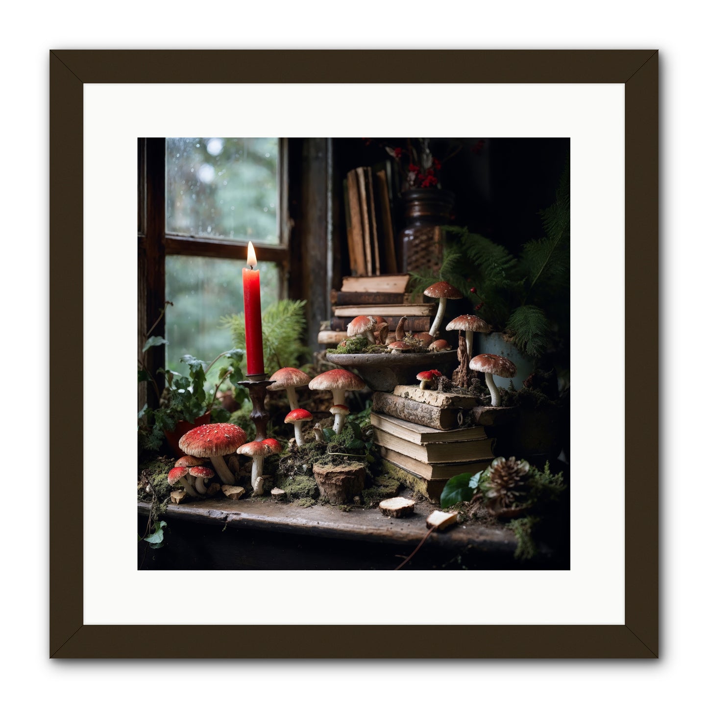 The Elves -- Framed Print - Black 16x16