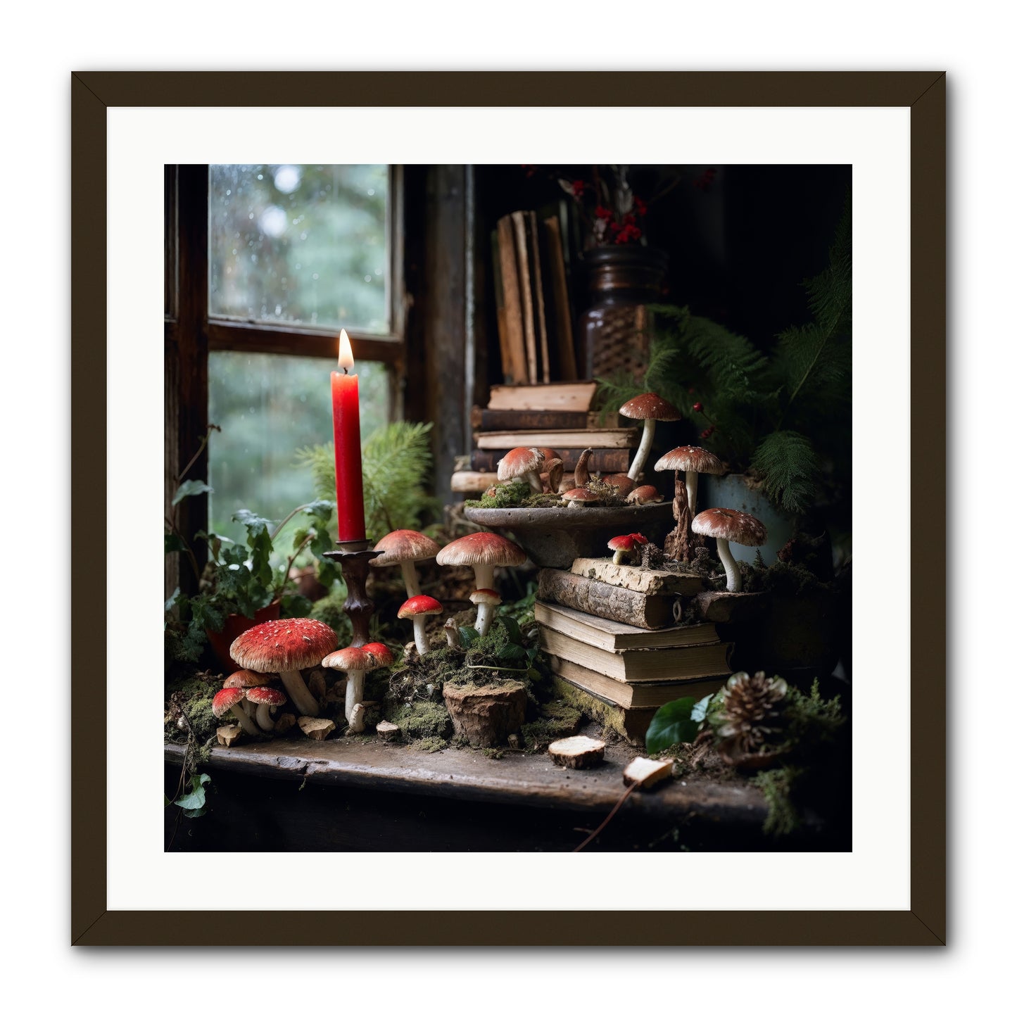The Elves -- Framed Print - Black 24x24