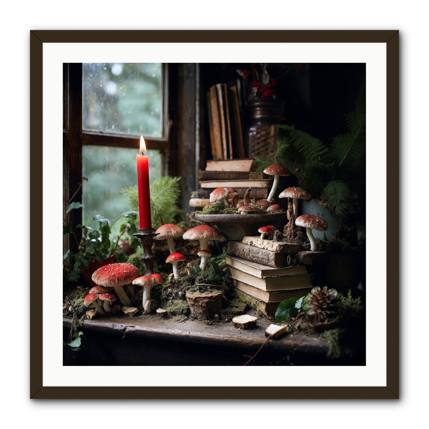 The Elves -- Framed Print - Black 30x30