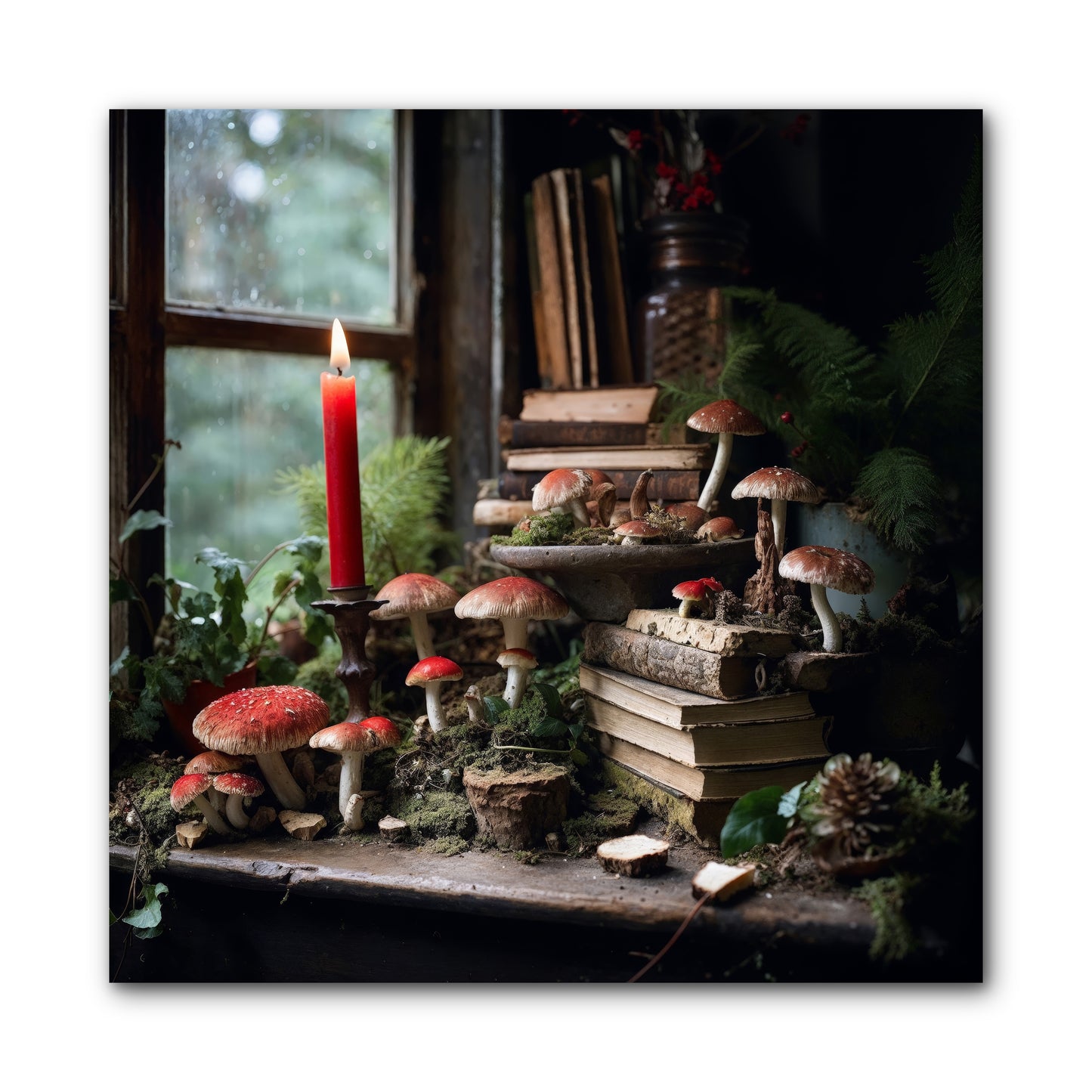 The Elves -- Wrapped Canvas 10x10