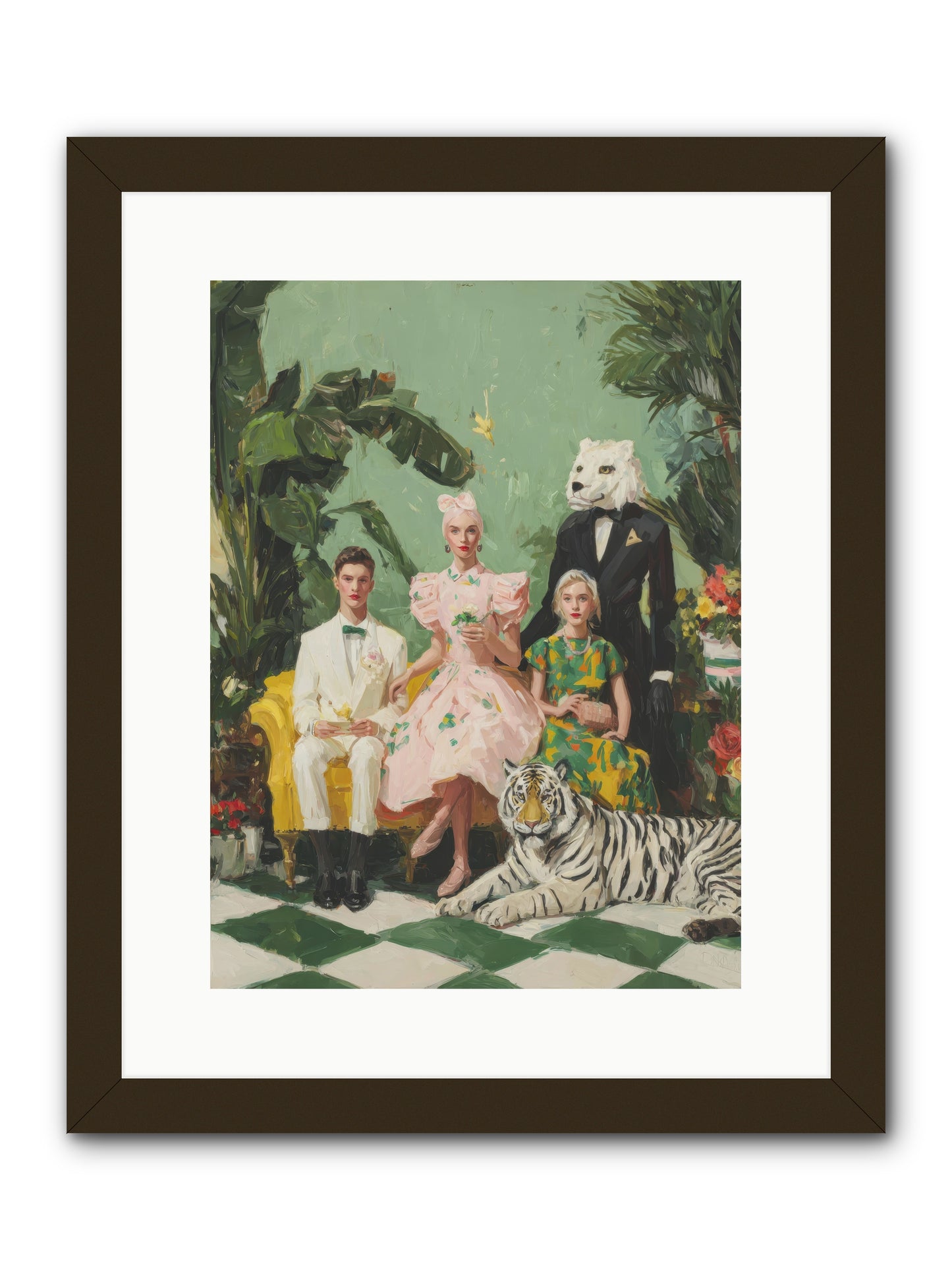 The Ember Parlour-REZ -- Framed Print - Black 12x16