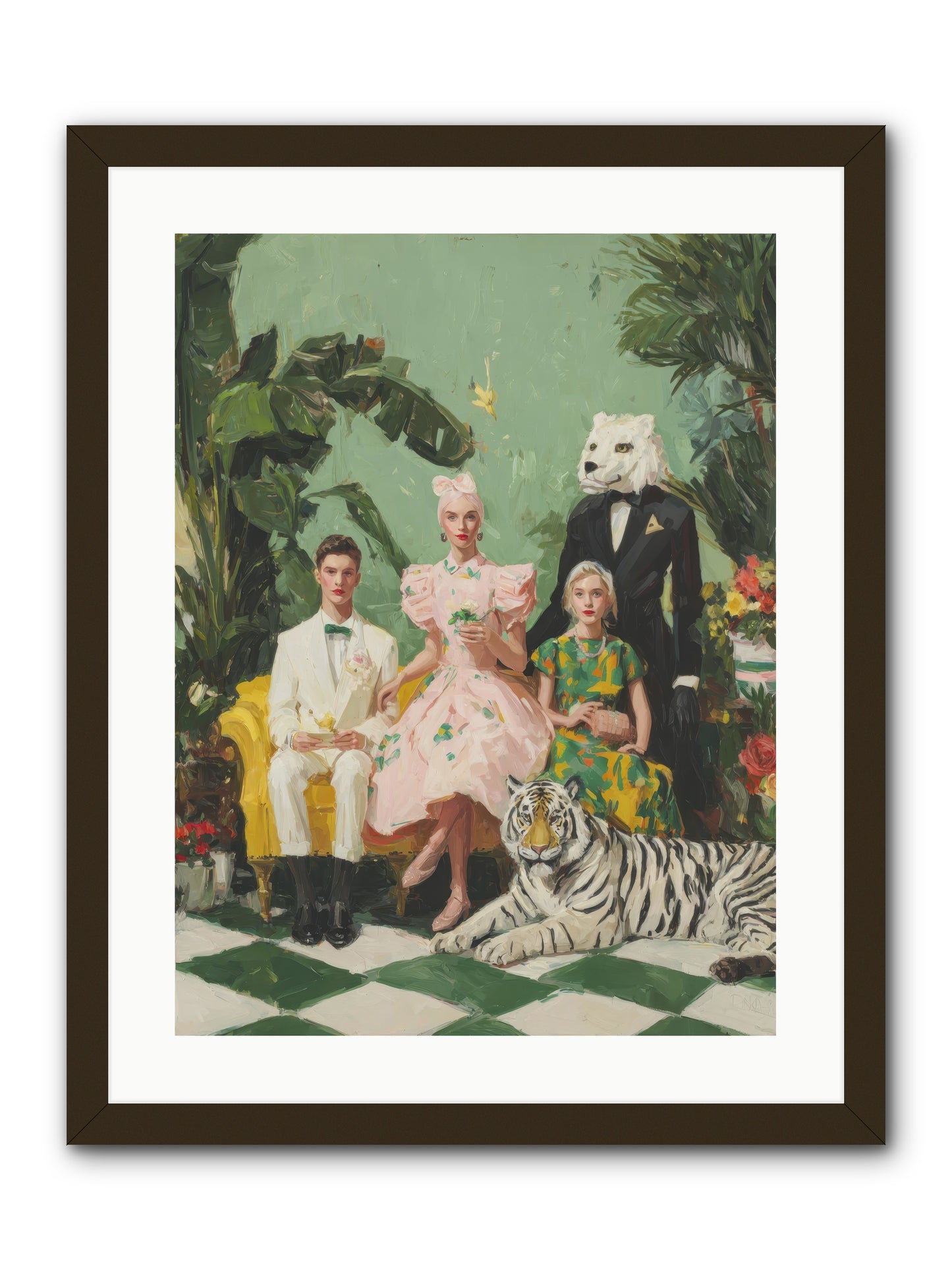 The Ember Parlour-REZ -- Framed Print - Black 18x24