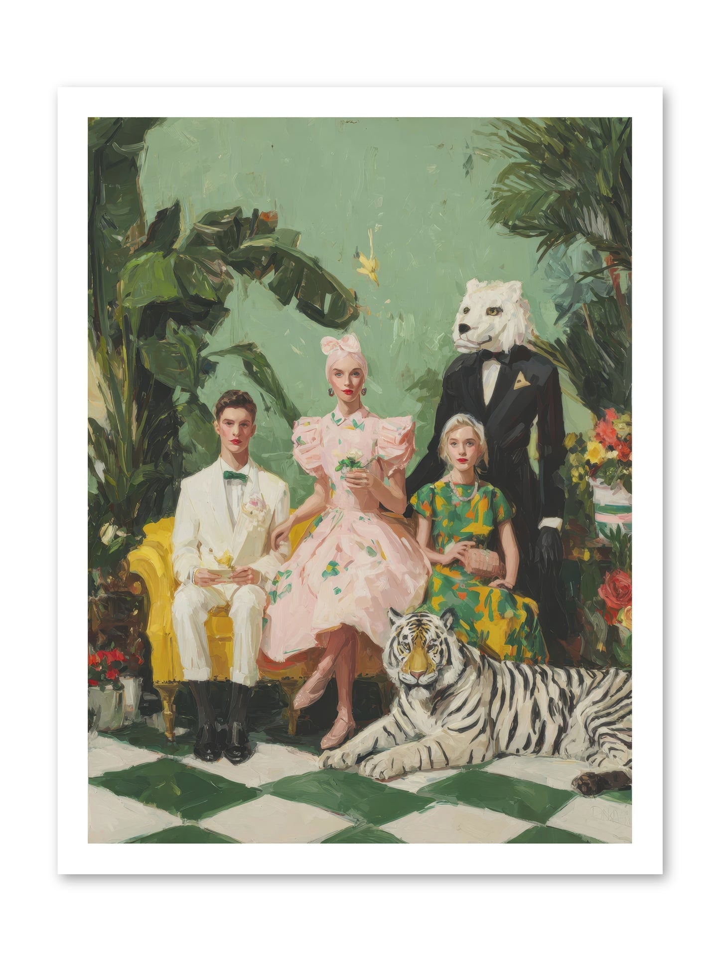 The Ember Parlour-REZ -- Loose Canvas Print 18x24