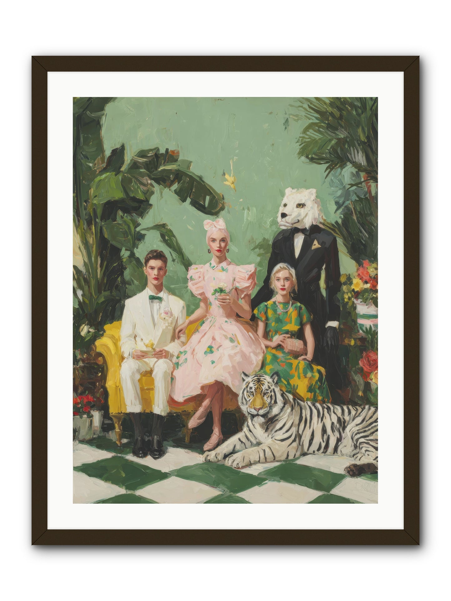 The Ember Parlour-REZ -- Framed Print - Black 24x32