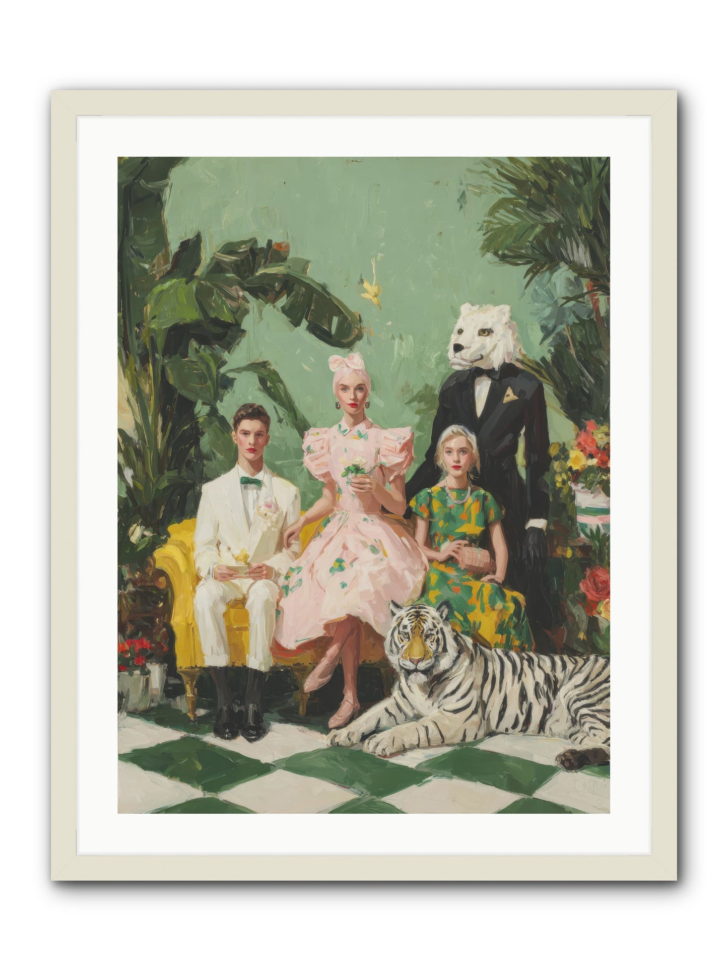The Ember Parlour-REZ -- Framed Print - White 24x32