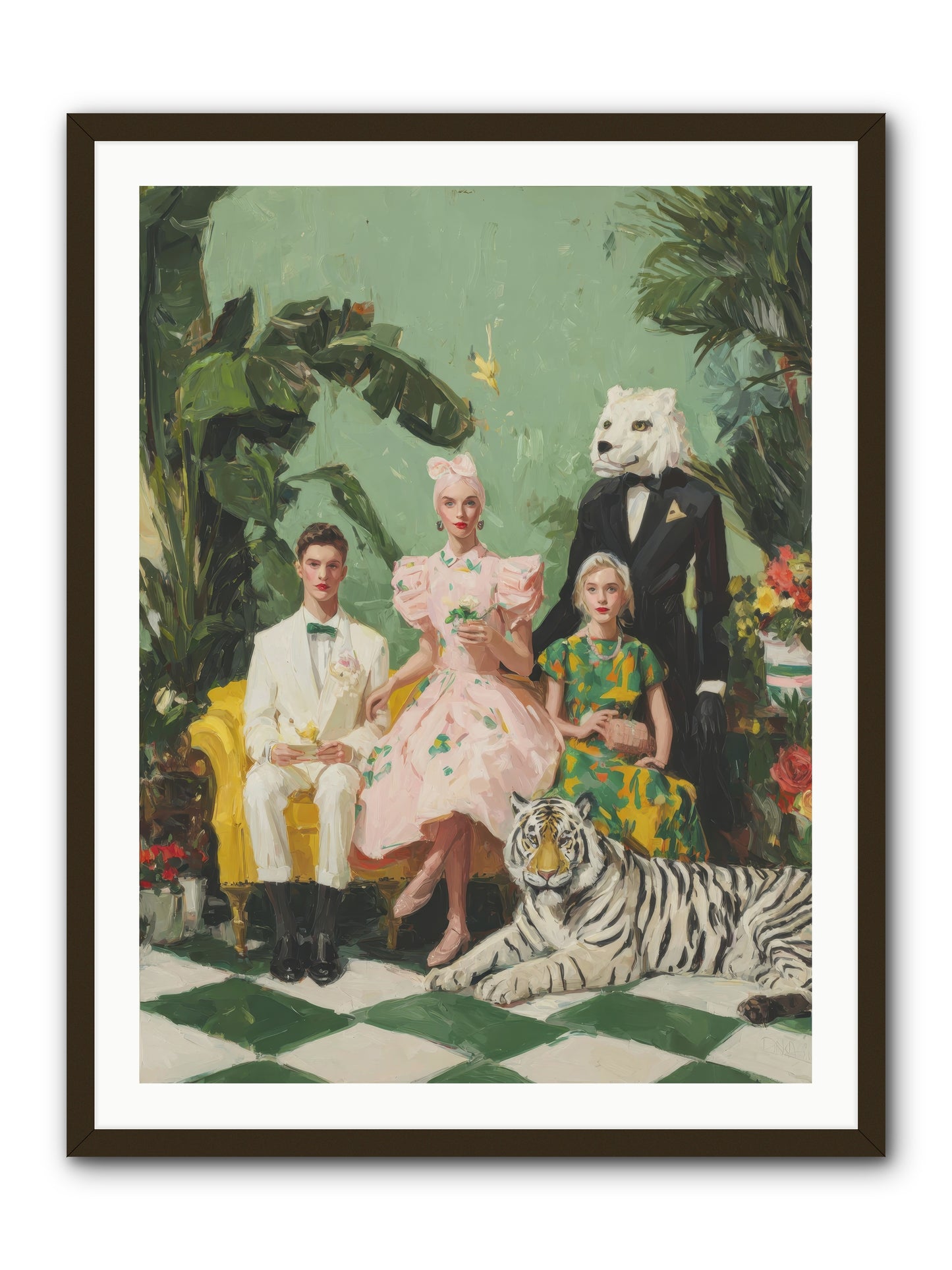 The Ember Parlour-REZ -- Framed Print - Black 30x40