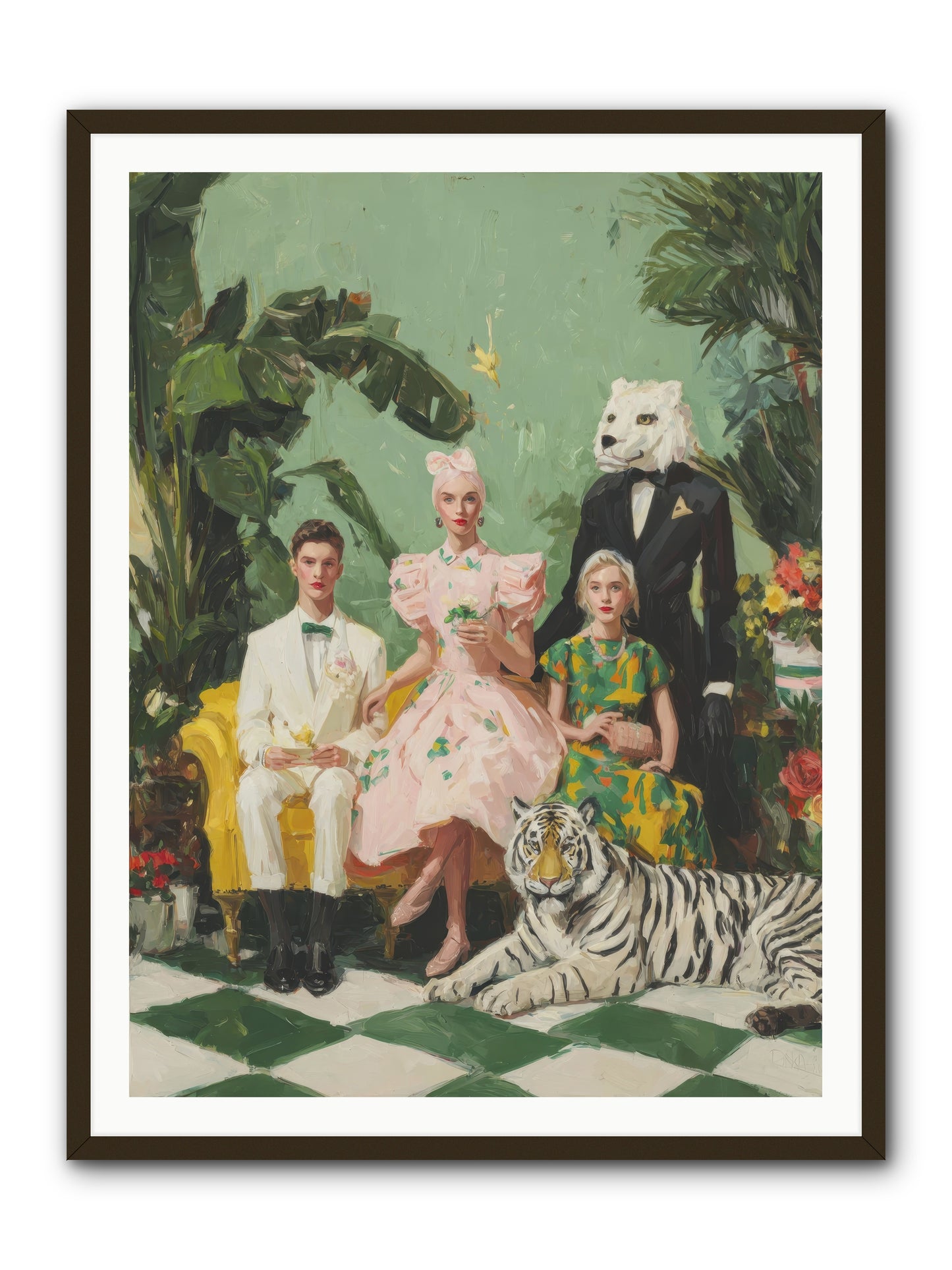 The Ember Parlour-REZ -- Framed Print - Black 36x48