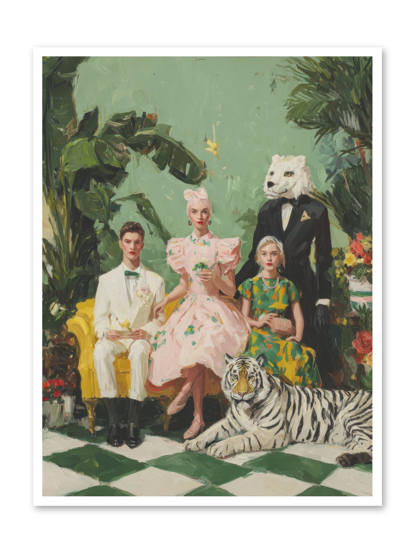 The Ember Parlour-REZ -- Loose Canvas Print 36x48