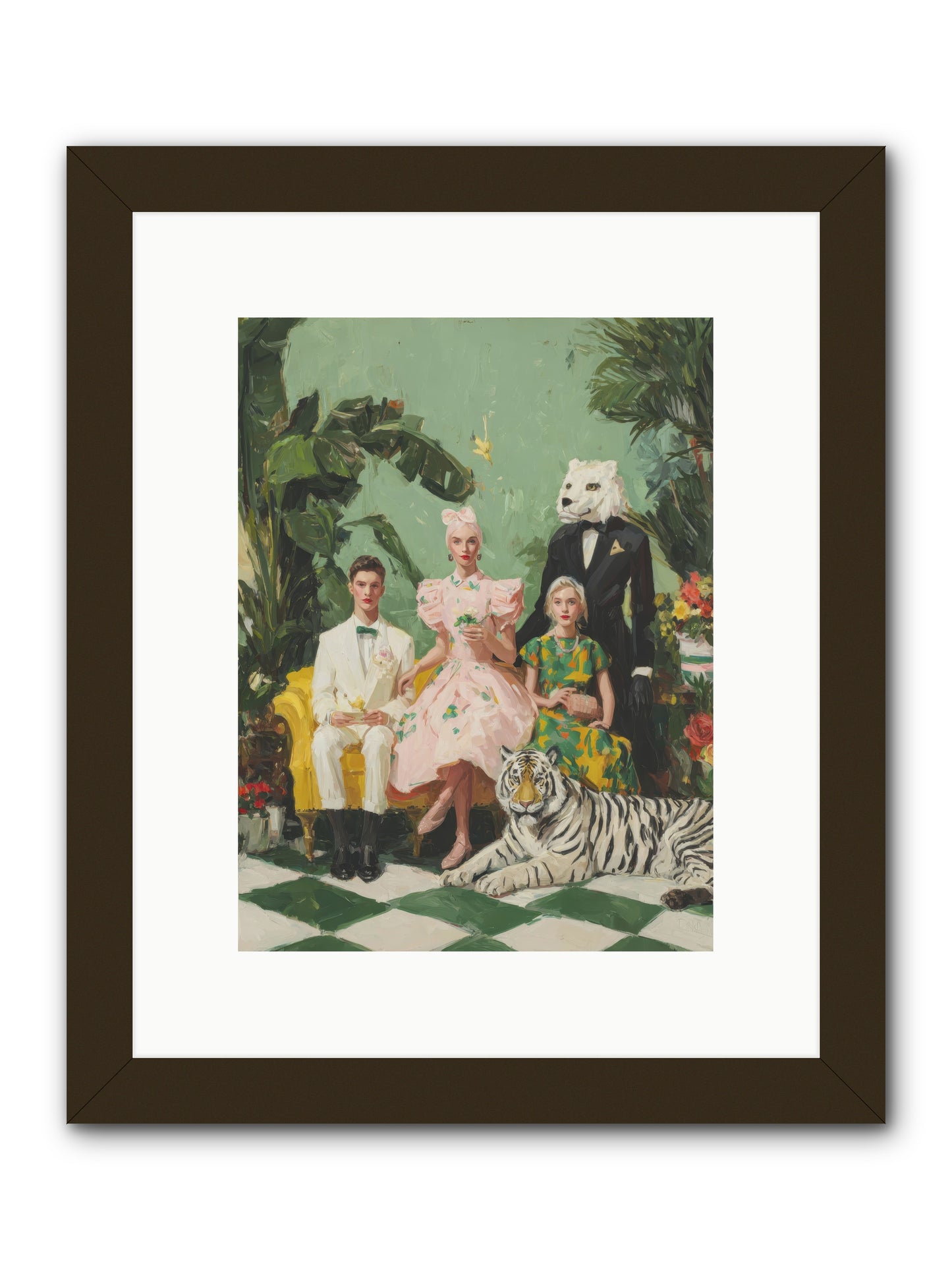 The Ember Parlour-REZ -- Framed Print - Black 9x12