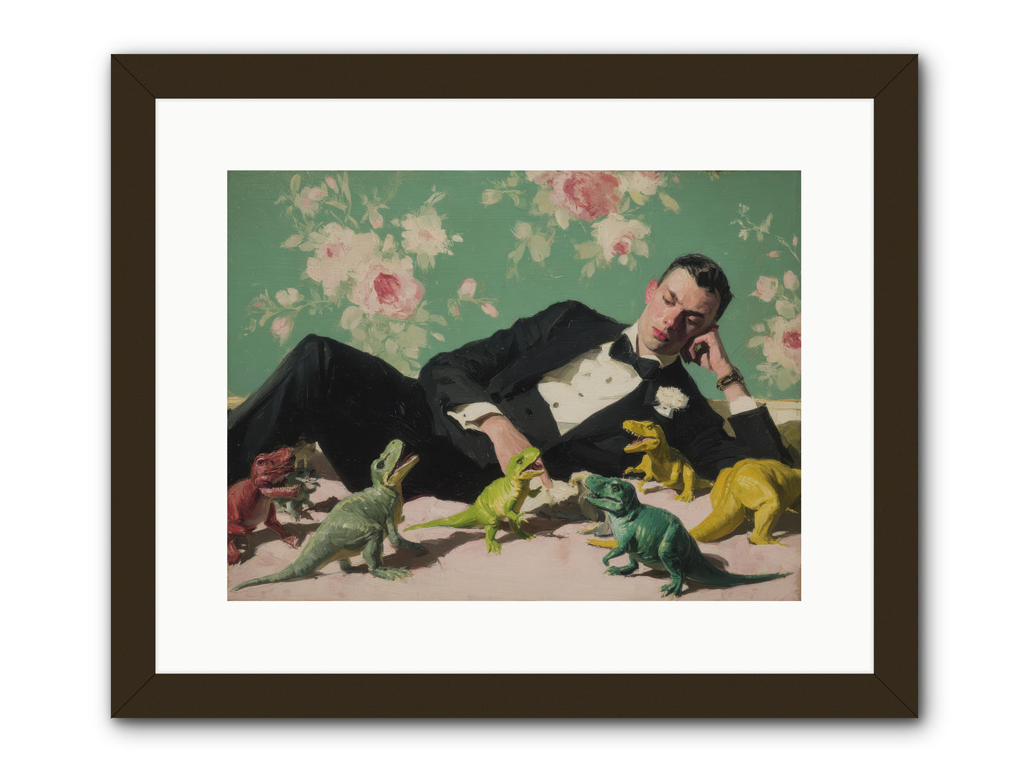 The Empress Took the Autobahn -- Framed Print - Black 16x12