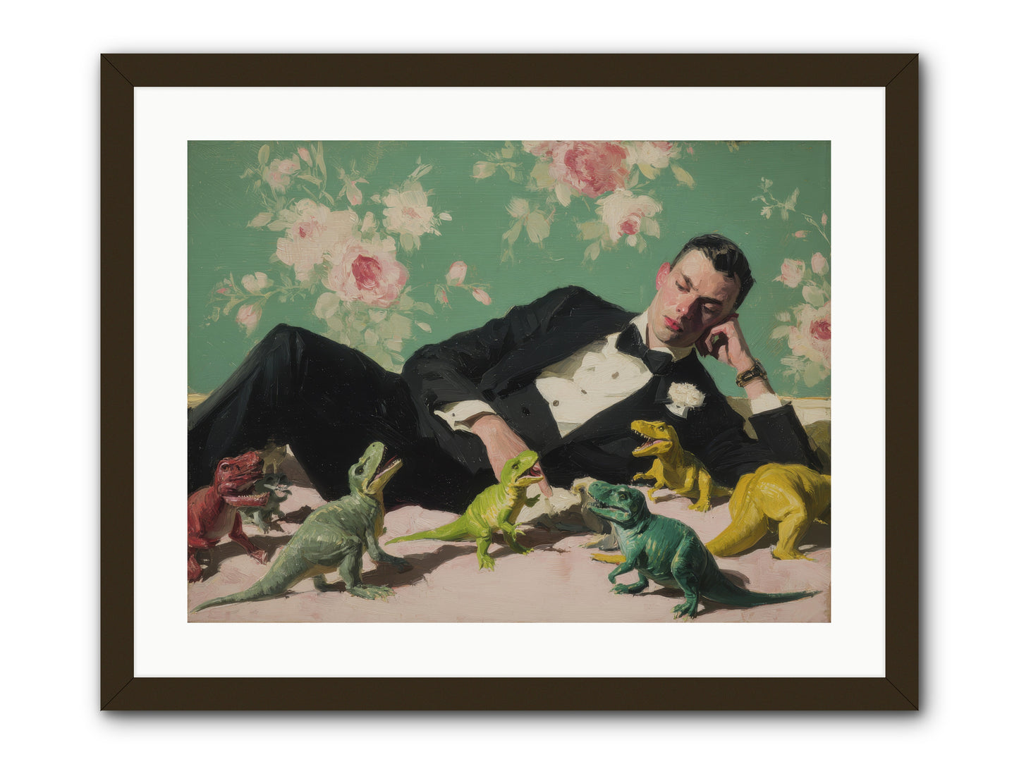 The Empress Took the Autobahn -- Framed Print - Black 24x18
