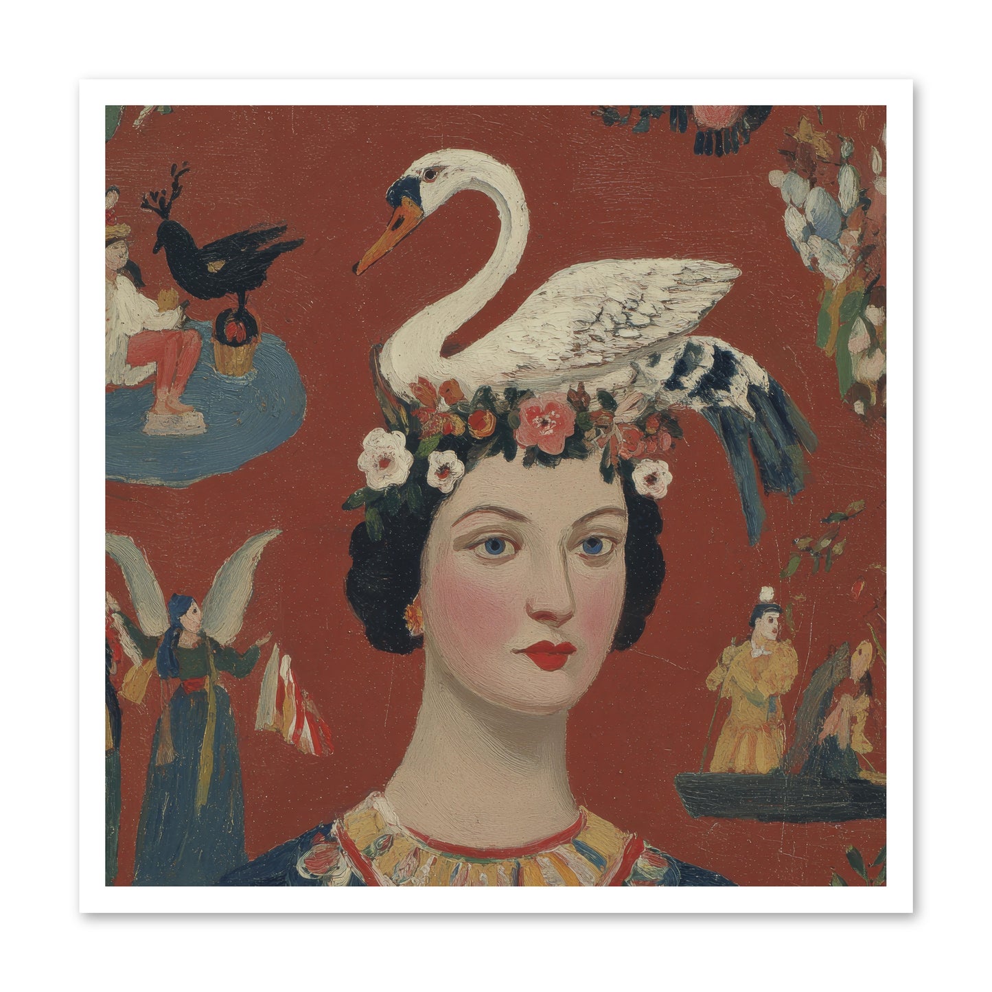 The Empress’s Reading Club -- Paper Print 30x30