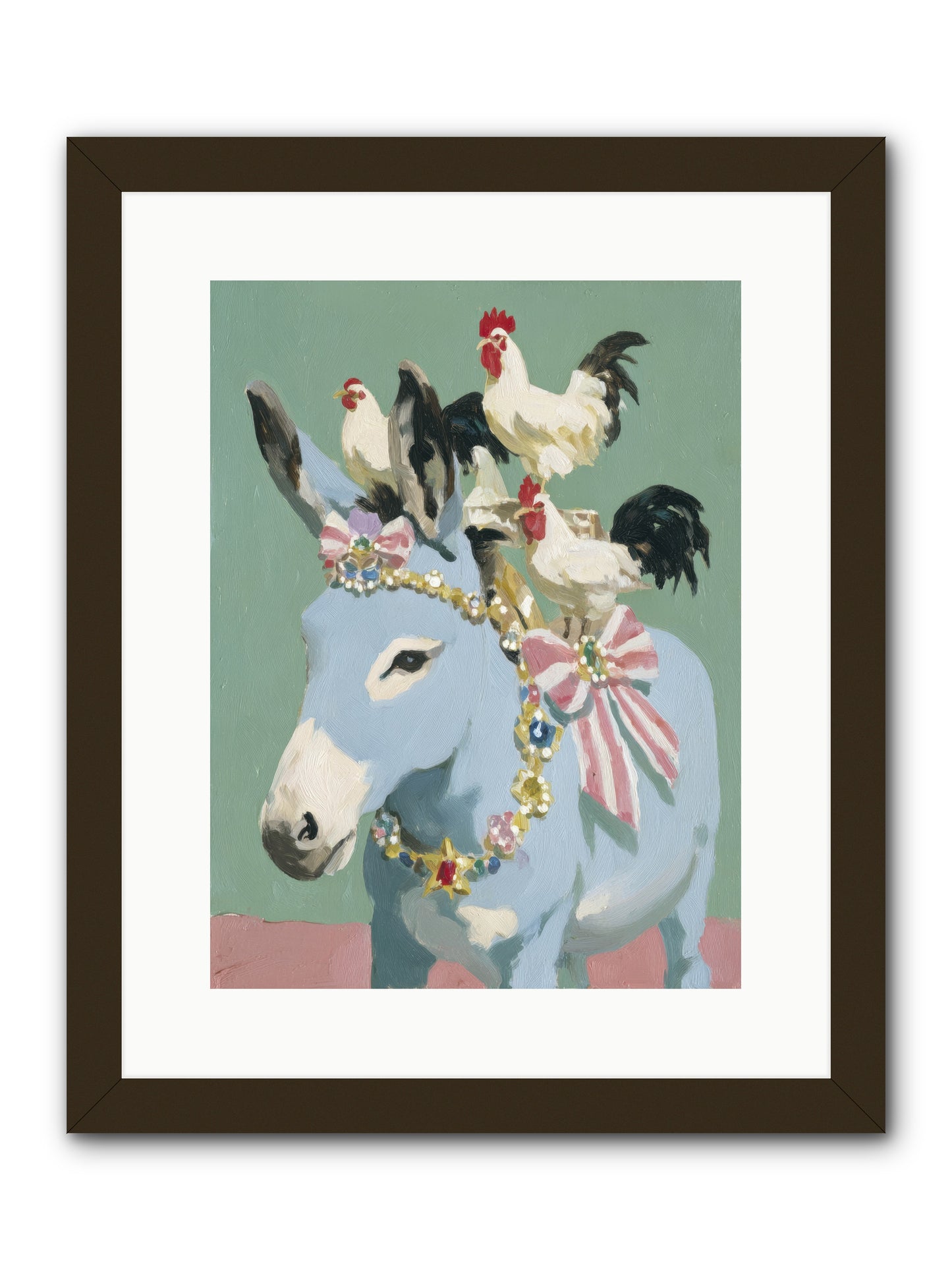 The Enchanted Gathering -- Framed Print - Black 12x16