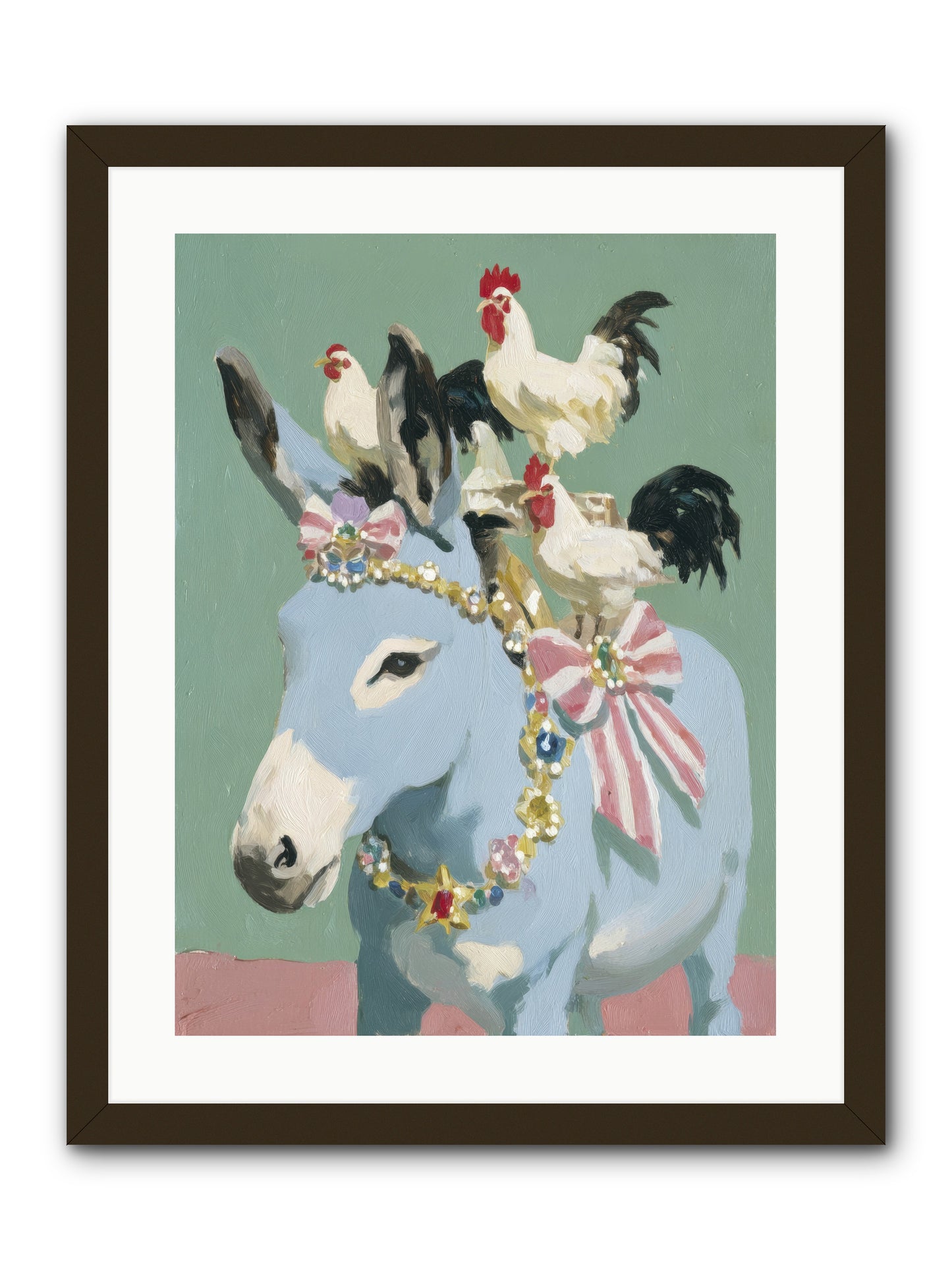 The Enchanted Gathering -- Framed Print - Black 18x24